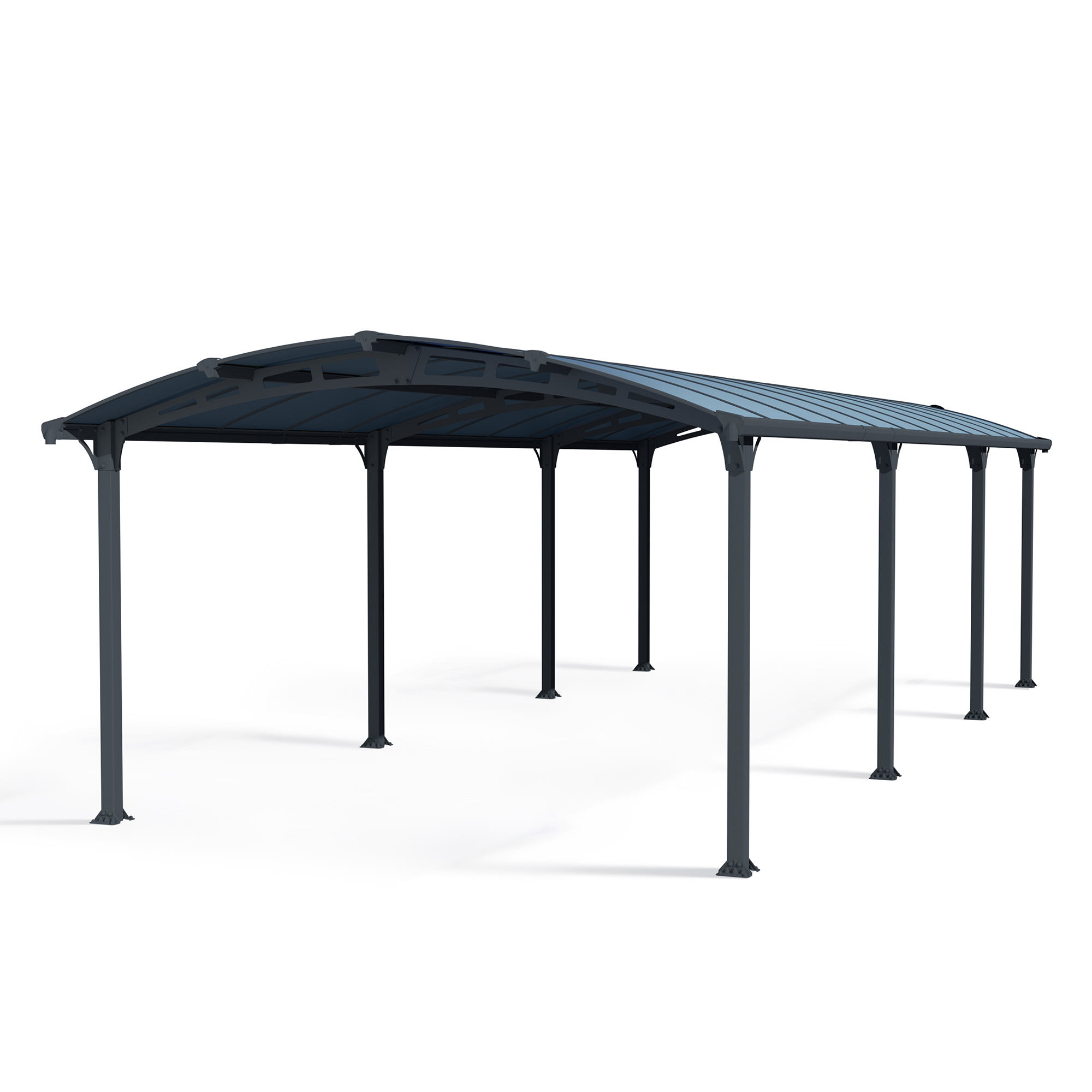 Dobbel Carport Canopia av Palram Arcadia i Metall 3,6x8,5 m