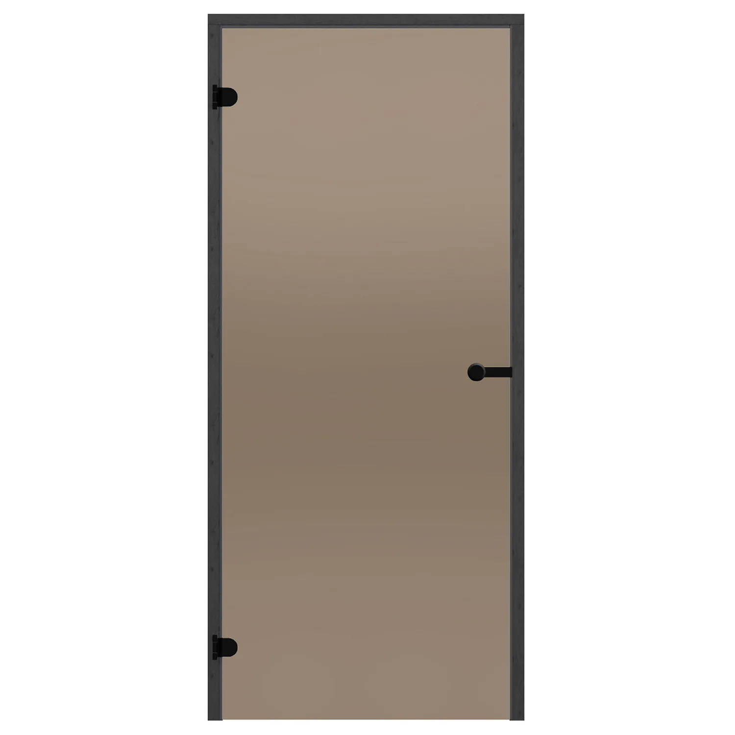 Badstudør Harvia Black Line Bronse 7x19