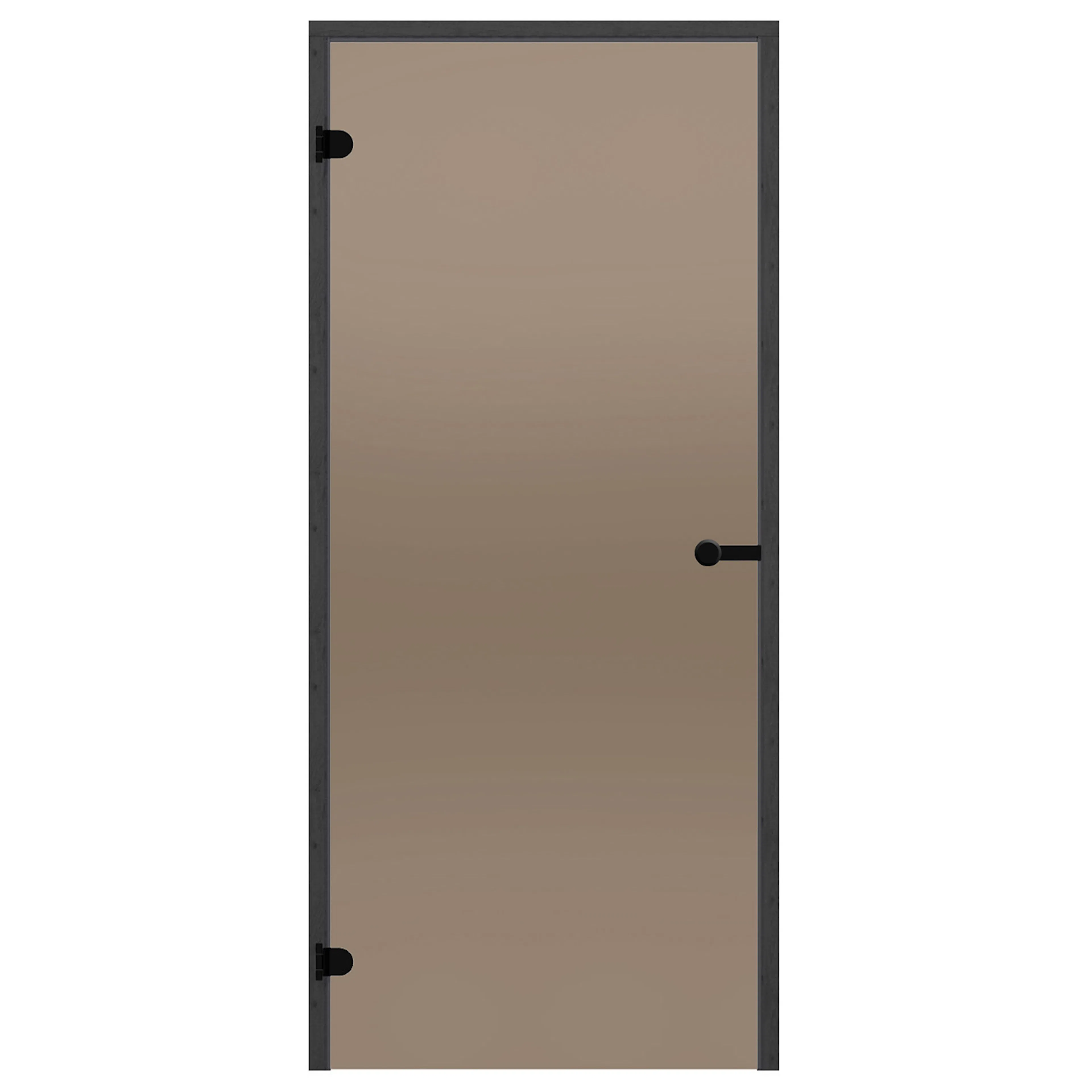 Badstudør Harvia Black Line Bronse 7x19