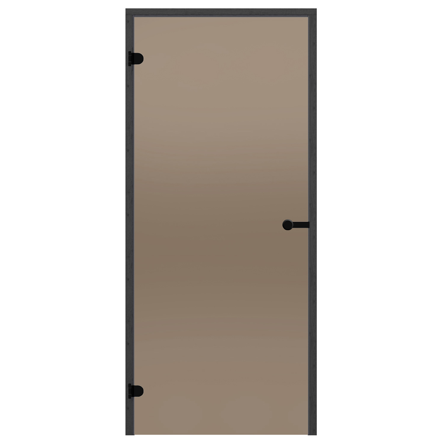 Badstudør Harvia Black Line Bronse 7x19