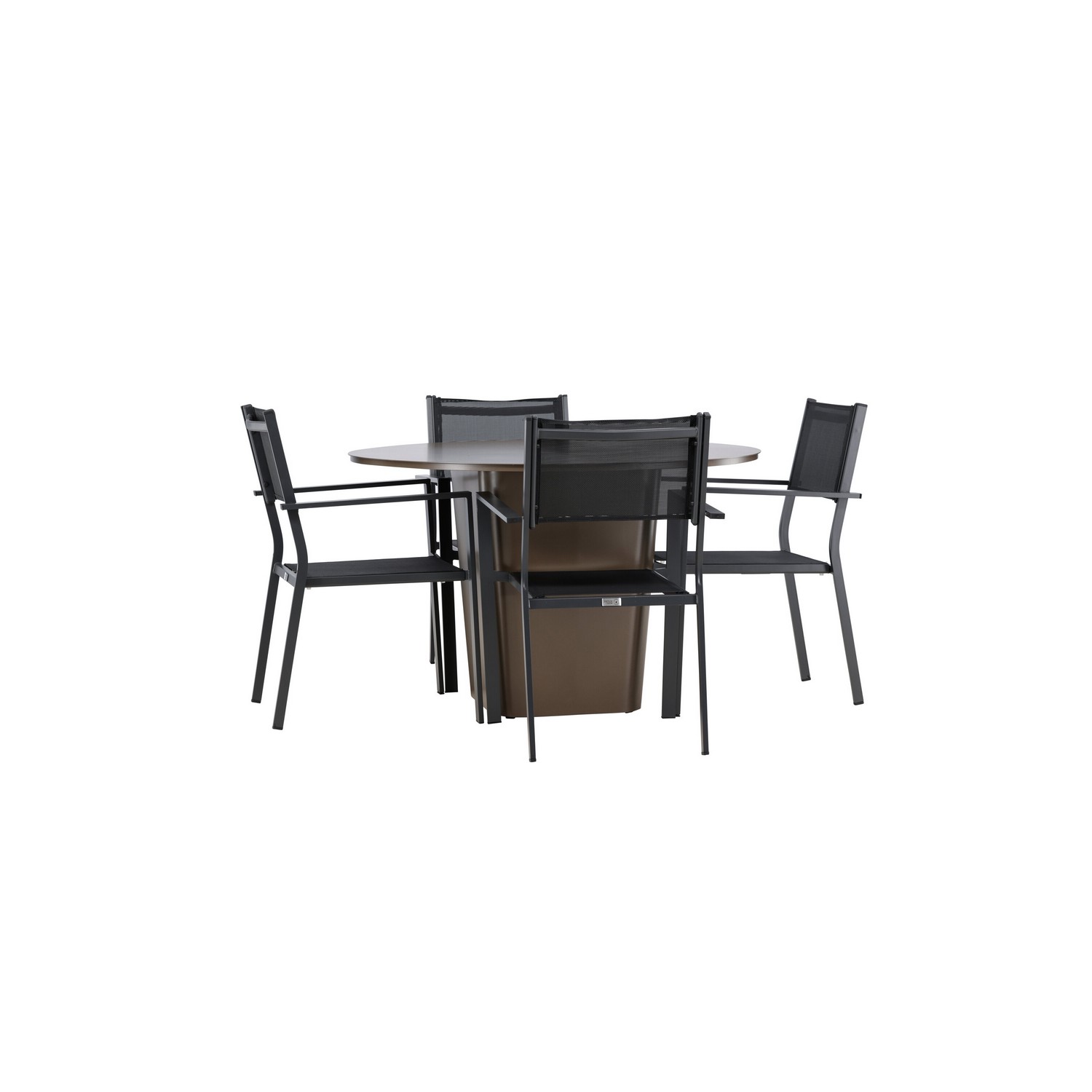 Hagegruppe Venture Home Santa Fe med 4 Copacabana Stoler