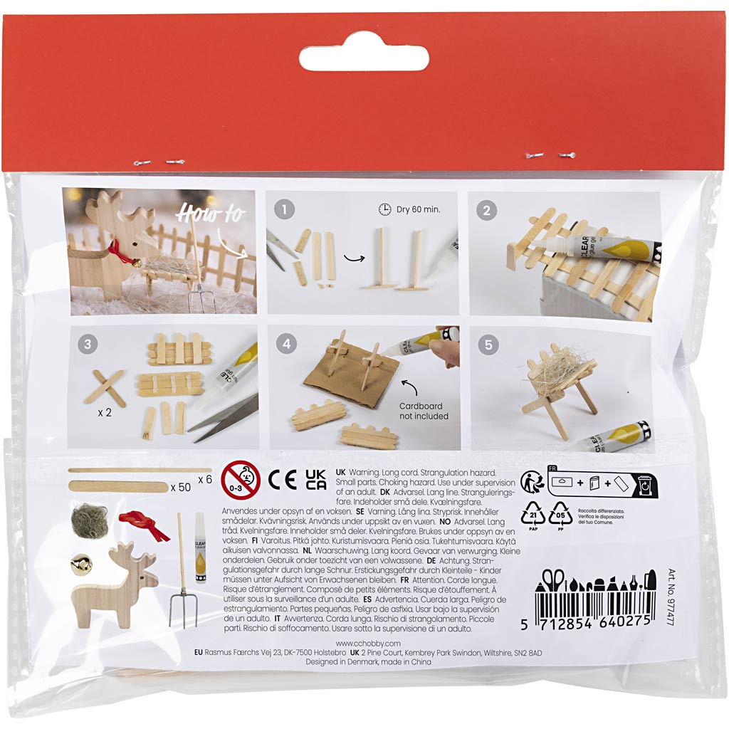 Alvedør Creativ Company Mini DIY Kit Reinsdyr