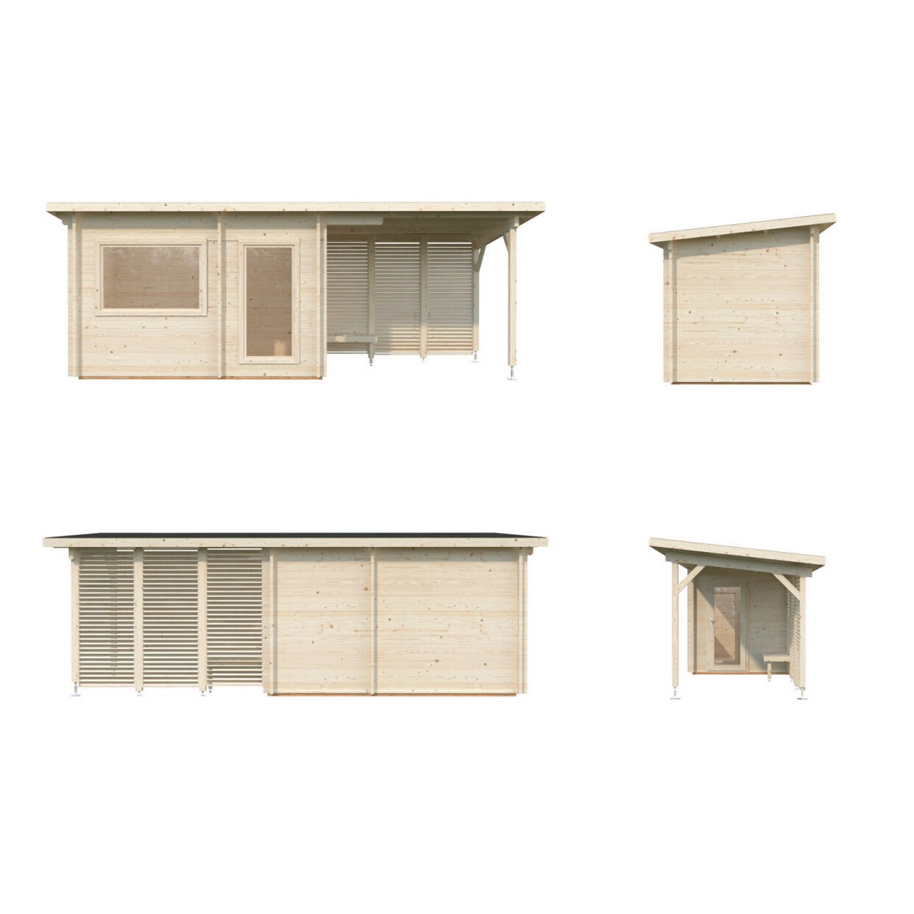 Badstuhus Palmako Sanna 6,8 + 5,9 m2