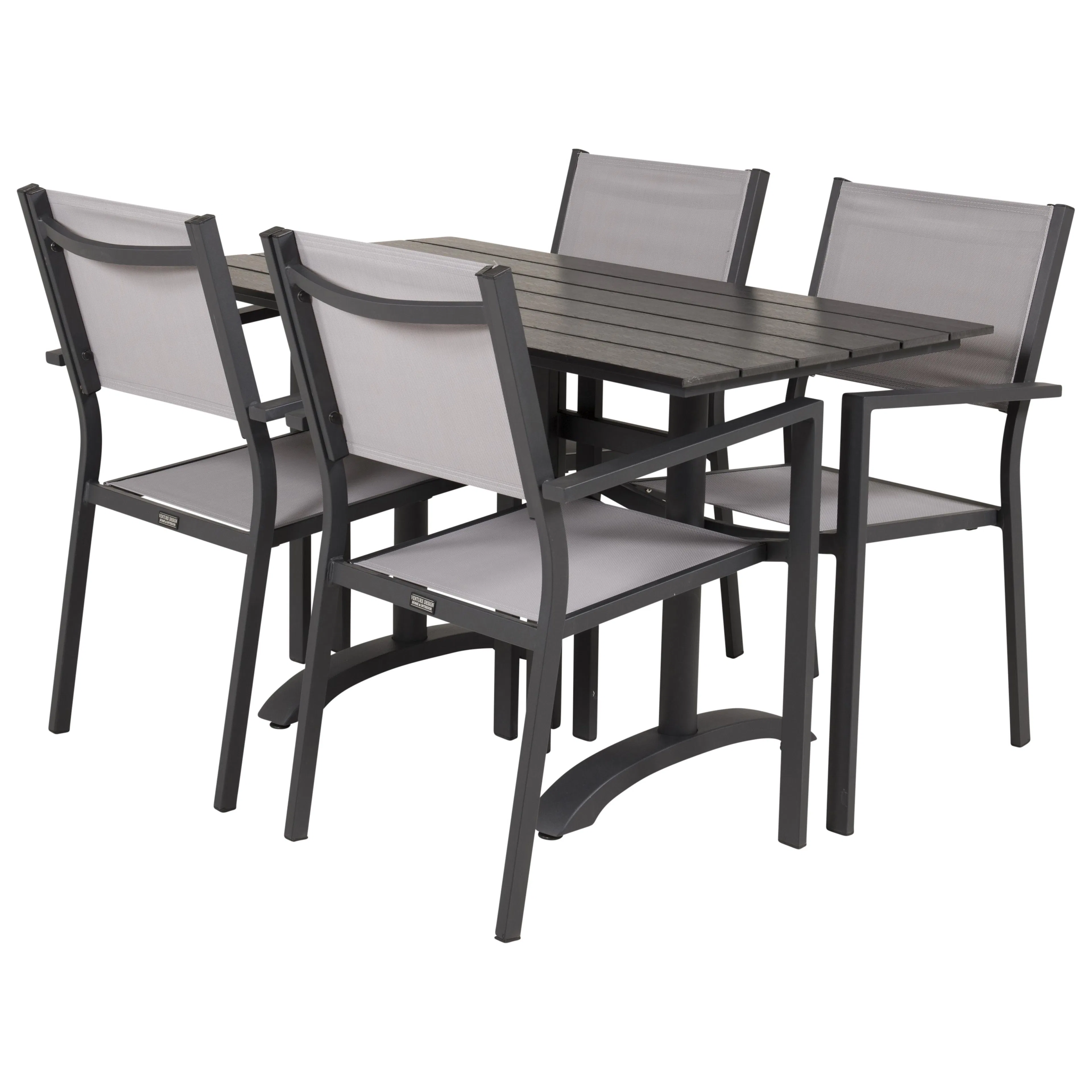 Cafégruppe Venture Home Dolly med 4 Copacabana Spisestoler