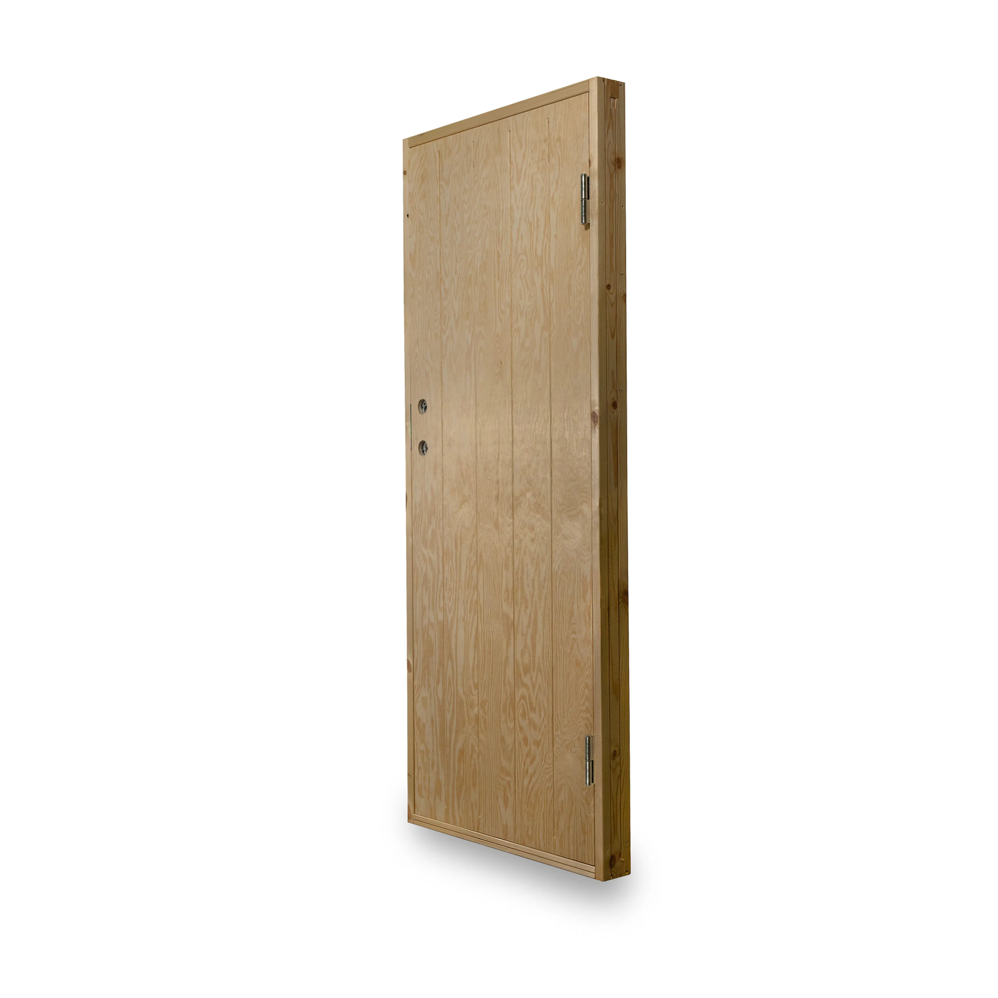 Dør Jabo Ljusdal Kjølelager 78x188 cm Ubehandlet Sporfrest Plywood