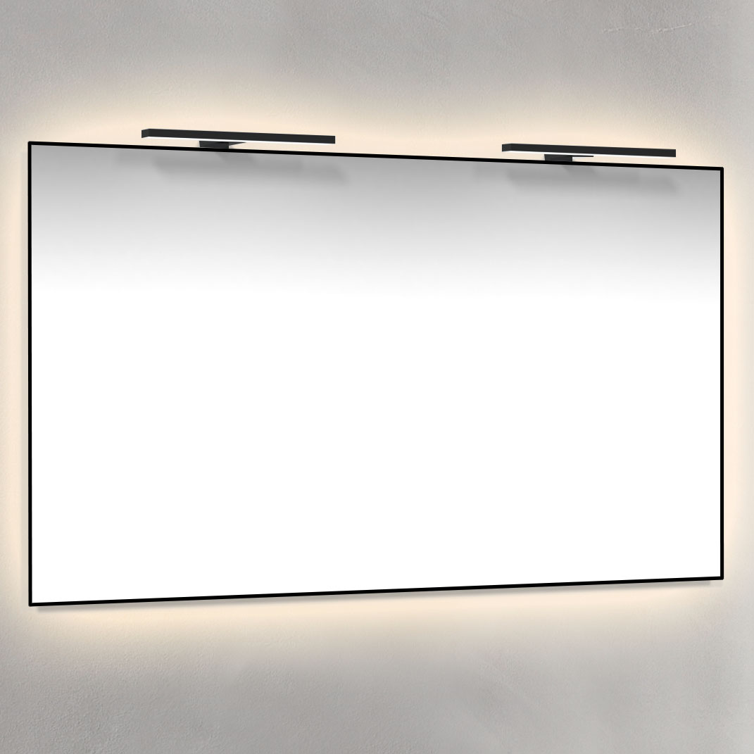 Speil Macro Design Crown Ambilight T-belysning med Ramme