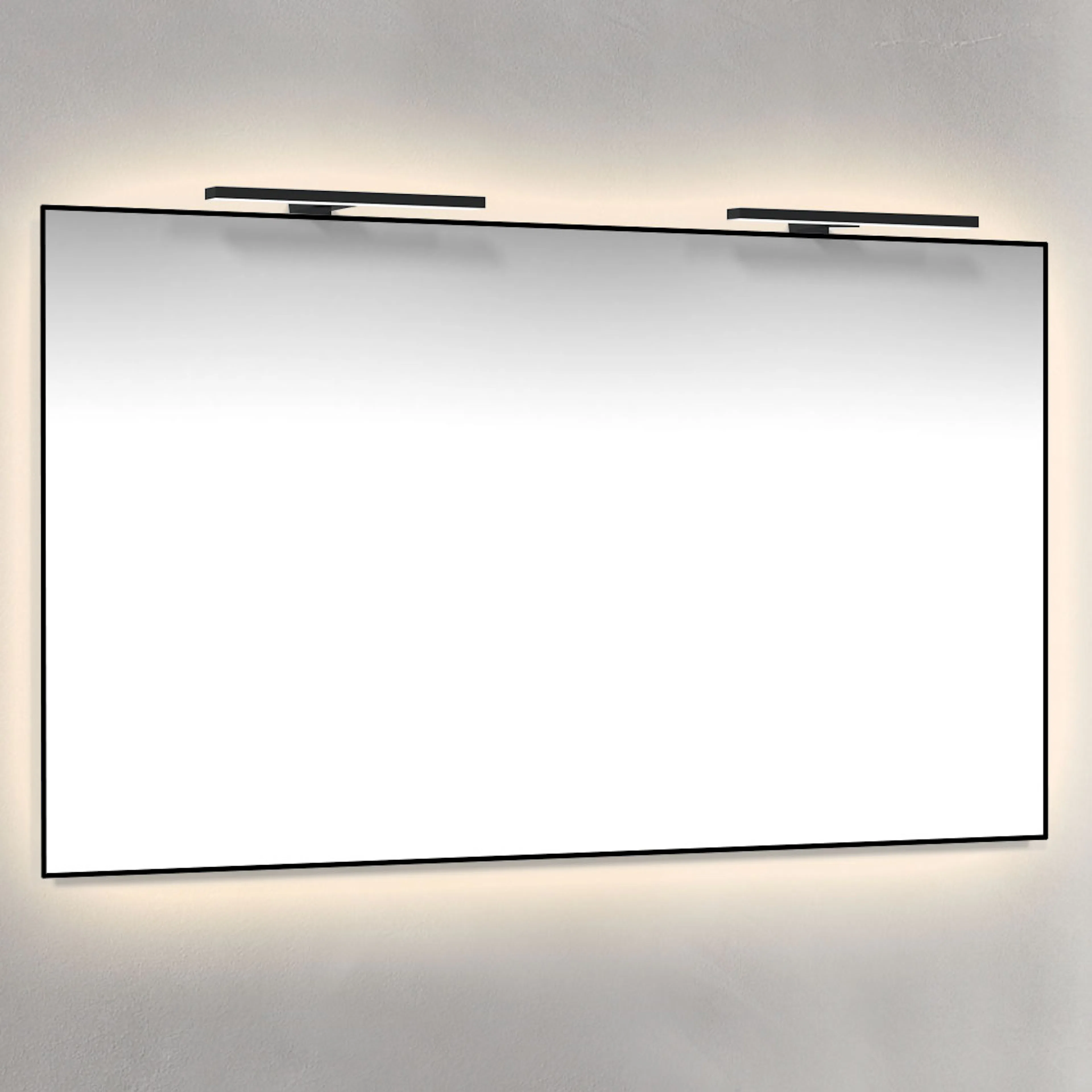 Speil Macro Design Crown Ambilight T-belysning med Ramme