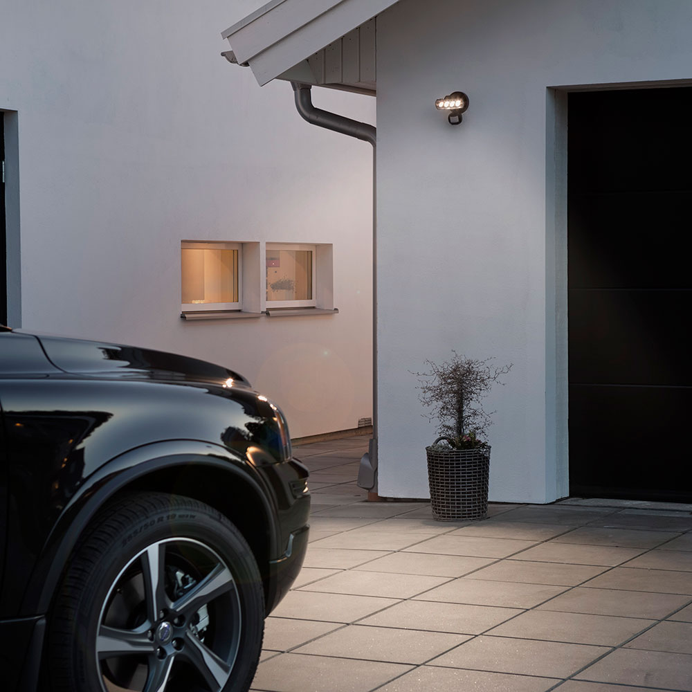 Vegglampe Gnosjö Konstsmide Prato 4x1W LED Bevegelsessensor