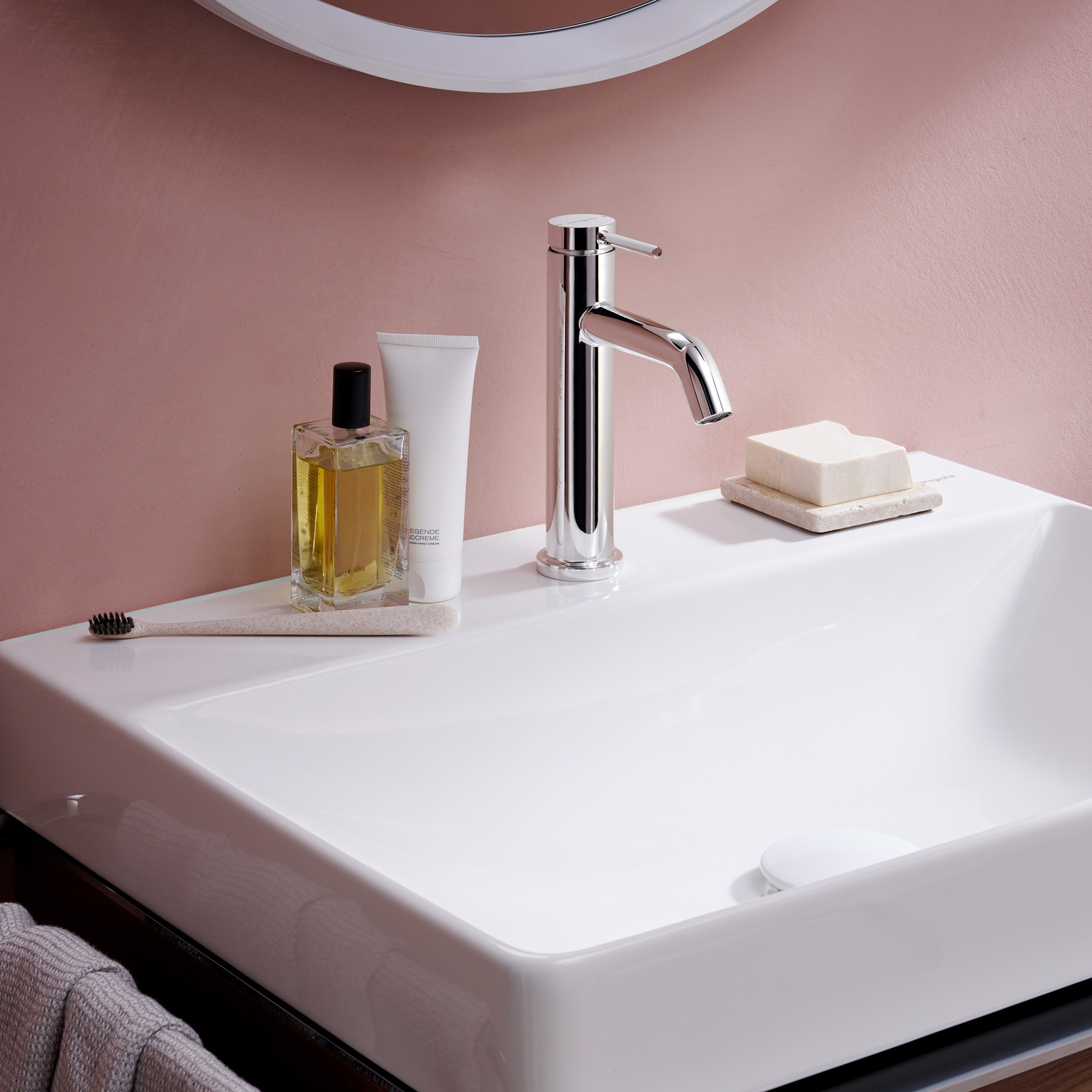 Servantbatteri Hansgrohe Tecturis S 110 EcoSmart+ uten Bunnventil
