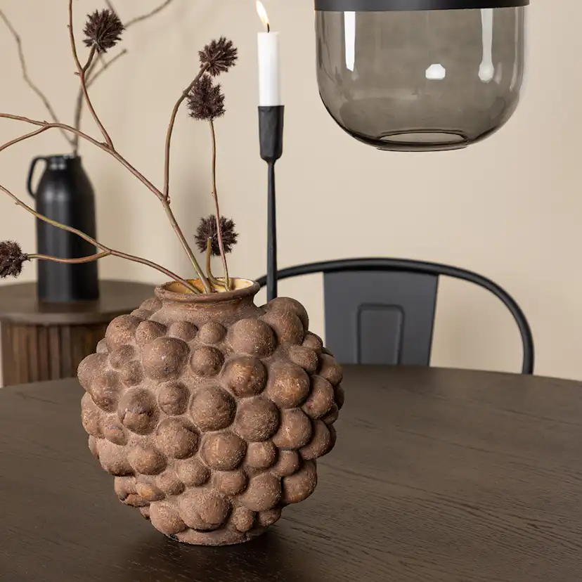 Spisegruppe Venture Home Stone Rund med 4 Tempe Stoler