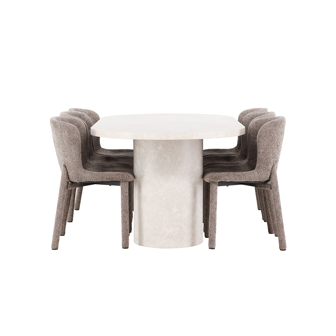 Spisegruppe Venture Home Narvik med 6st Astoria Spisestoler