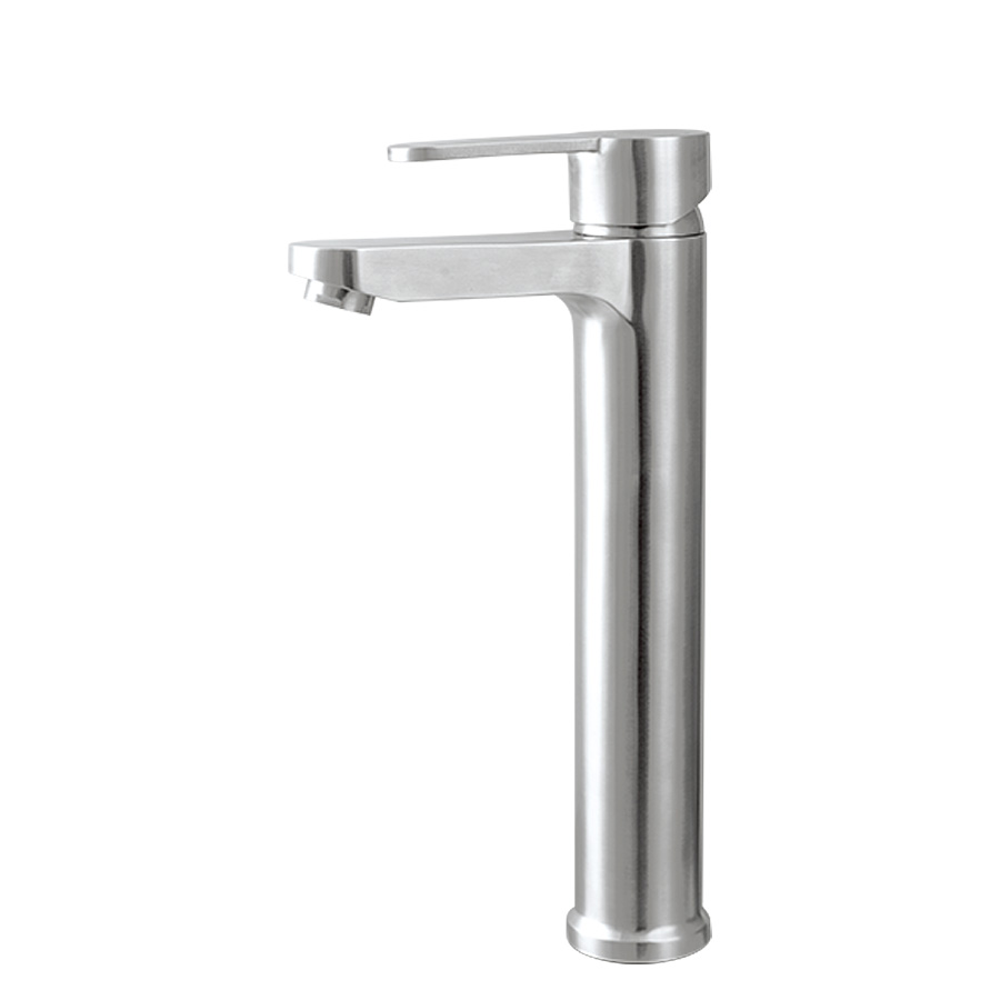 Tv&auml;ttst&auml;llsblandare Scandtap Steel A Round High