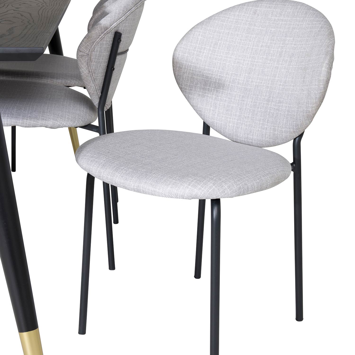 Spisegruppe Venture Home Disa med 6 Valor Stoler