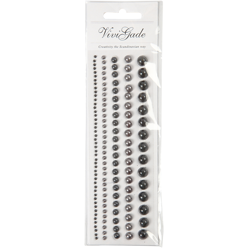 Halvperler Creativ Company Str 2-8 mm 140 St/1 Pk