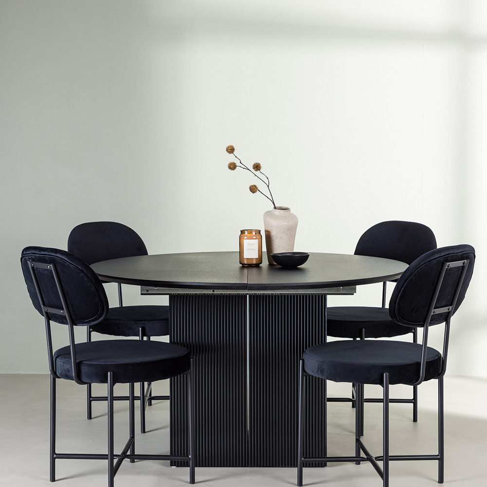 Spisegruppe Venture Home Matilda med 4 Stella Stoler