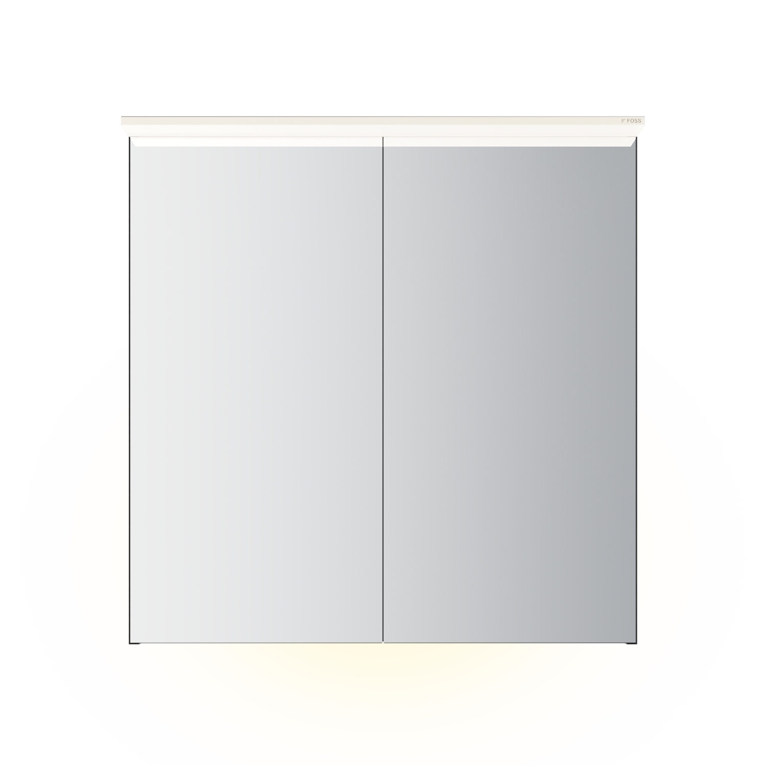 Speilskap FOSSBAD Variant B80 Med Lysplate