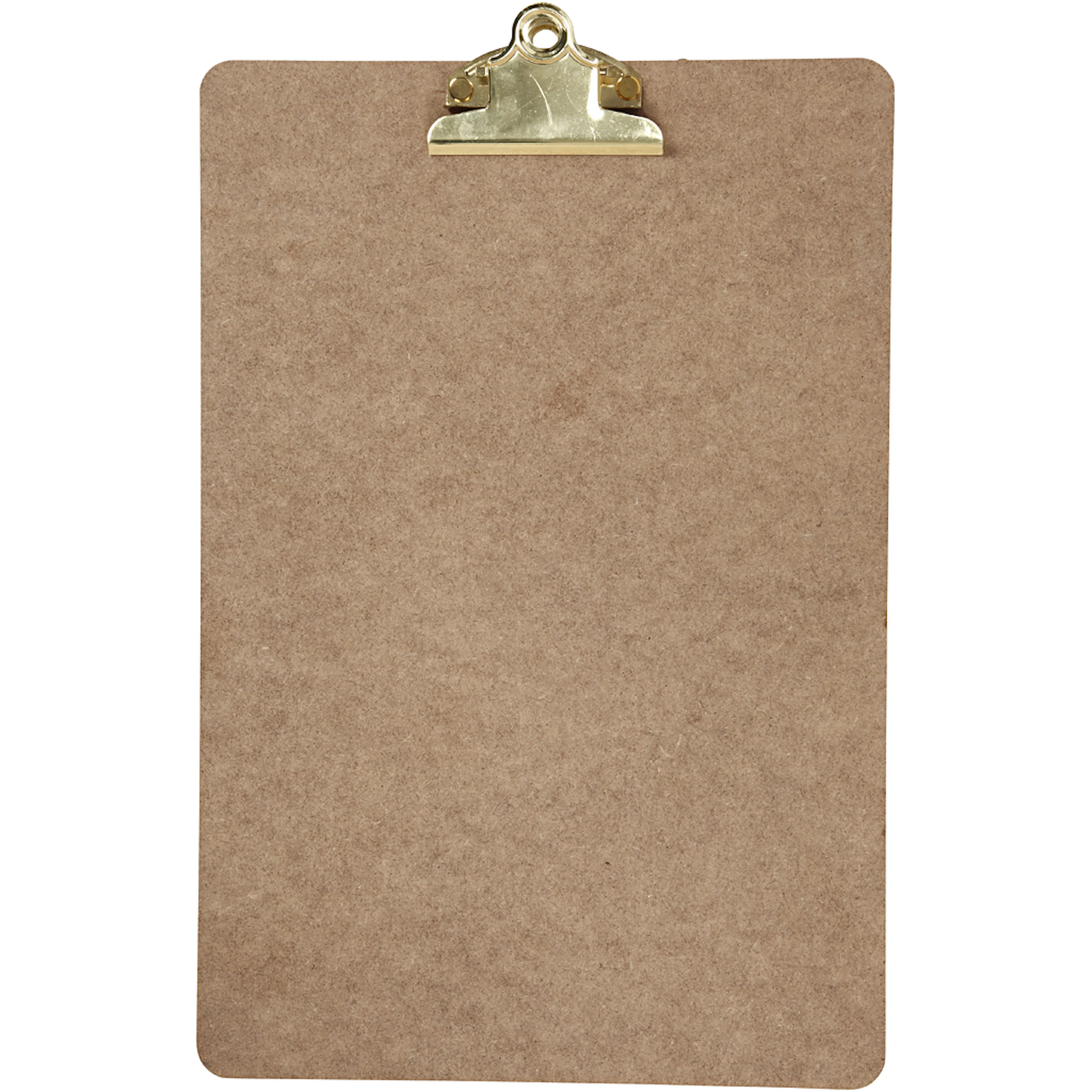 Clipboard/ritunderlag, mässing, A4, 230x340 mm, tjocklek 3 m Messing