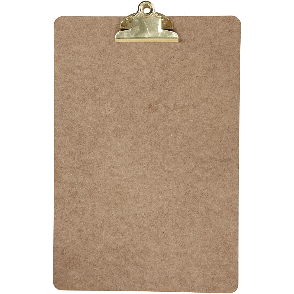 Clipboard/Tegneunderlag Creativ Company A4 230x340 mm Tykkelse 3 mm 1 stk