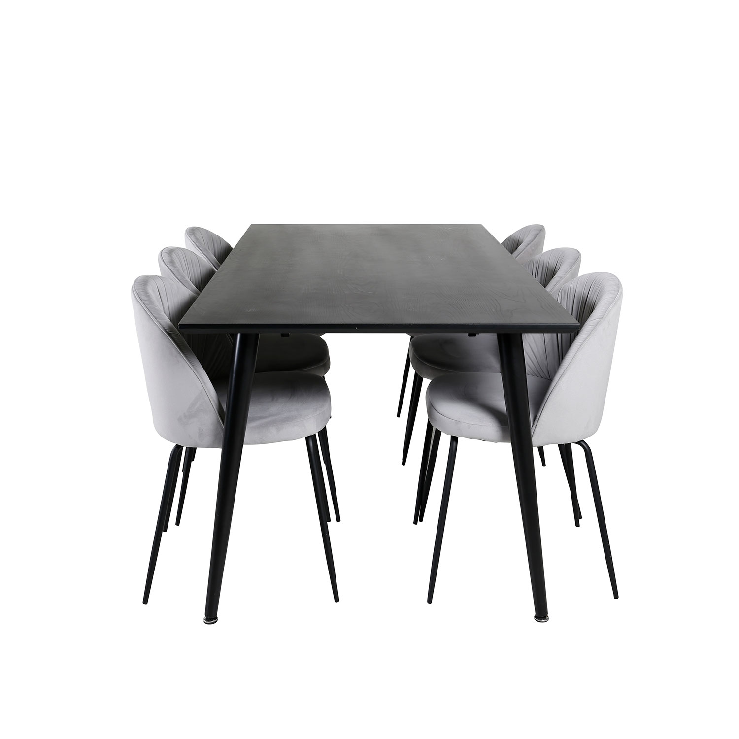 Spisegruppe Venture Home Dipp med 6 Wrinkles Stoler