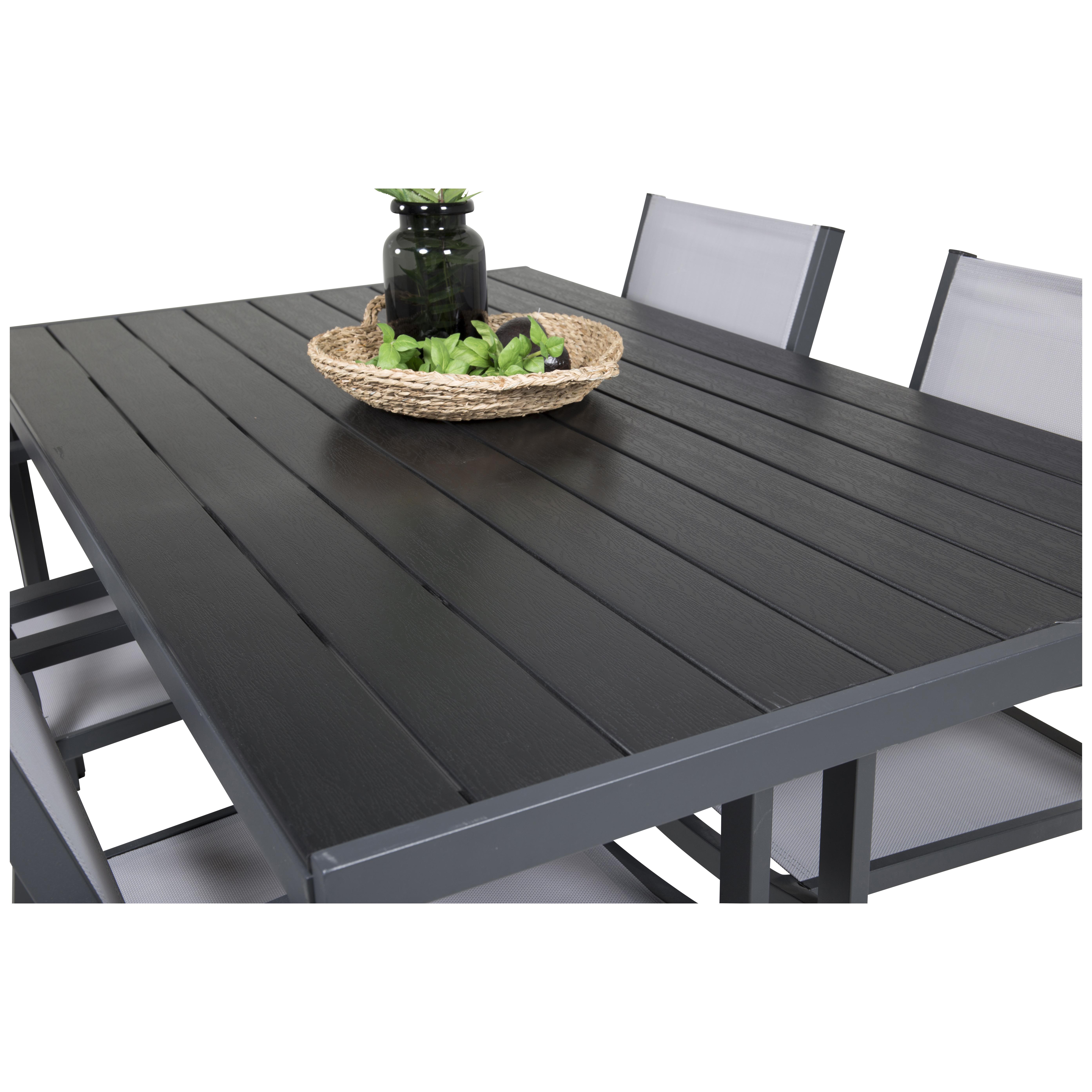 Spisegruppe Venture Home Bront 150 med 4 Copacabana Lenestoler