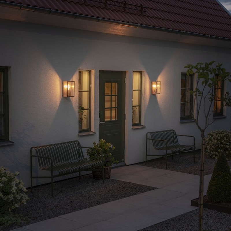 Vegglampe Gnosjö Konstsmide Carpi Medium