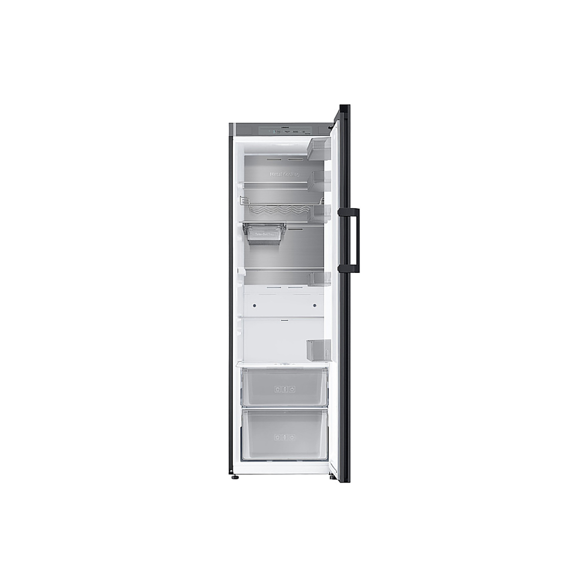 Kjøl/Fryser Samsung RR39C76C322EF-RZ32C76CE22EF No Frost Sort Frittstående