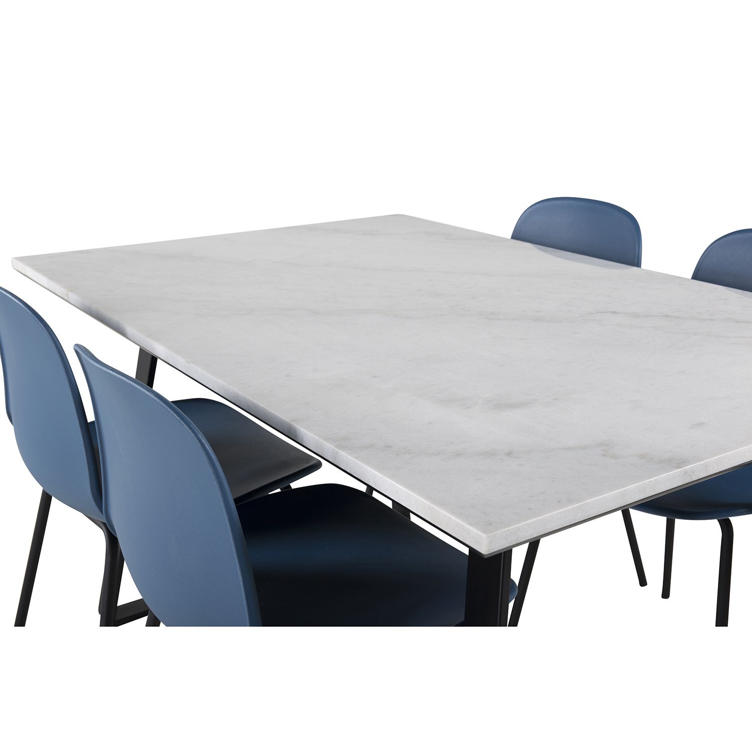 Spisegruppe Venture Home Estelle 140 med 4 Ardi Stoler