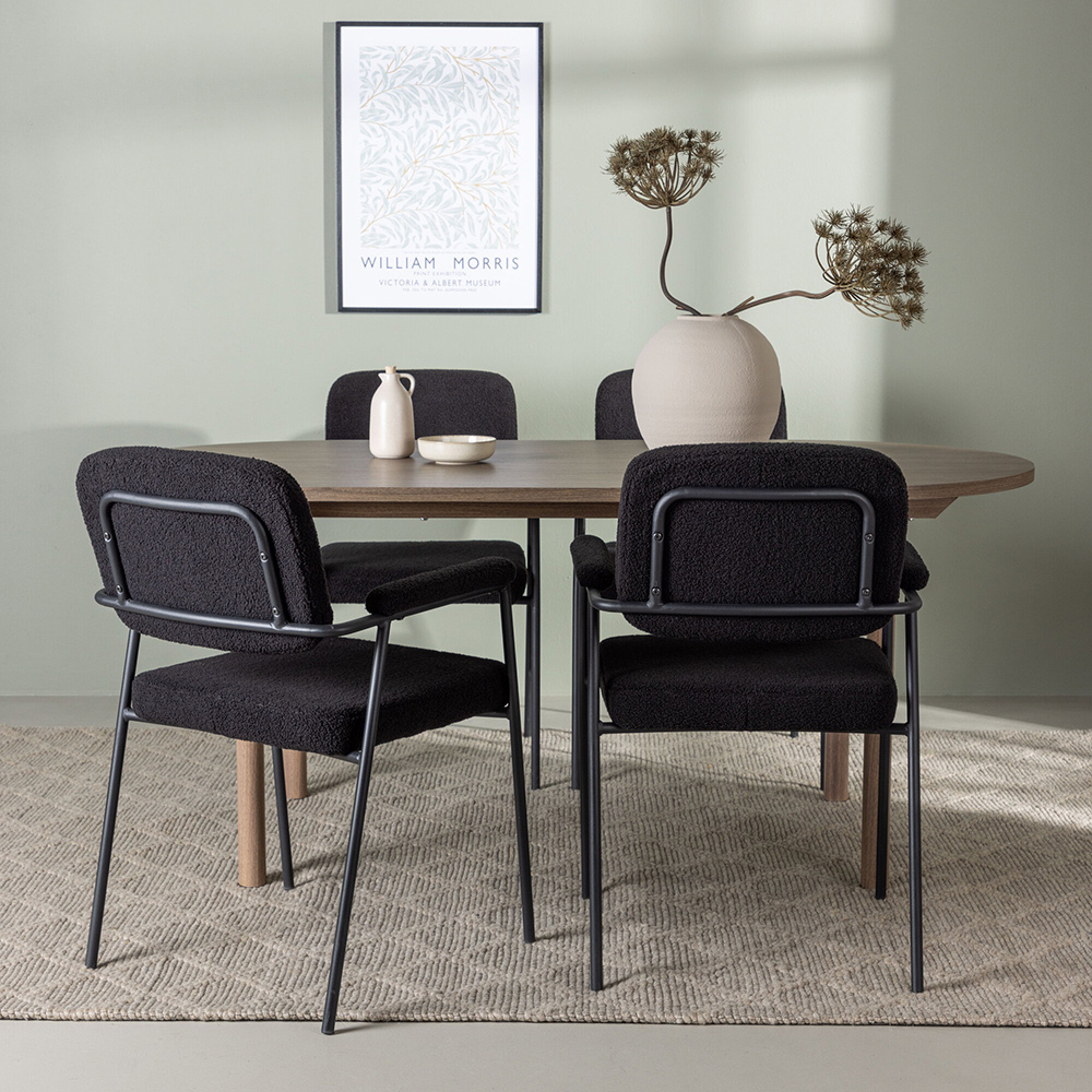 Spisegruppe Venture Home Andy med 4 Yesterday Stoler