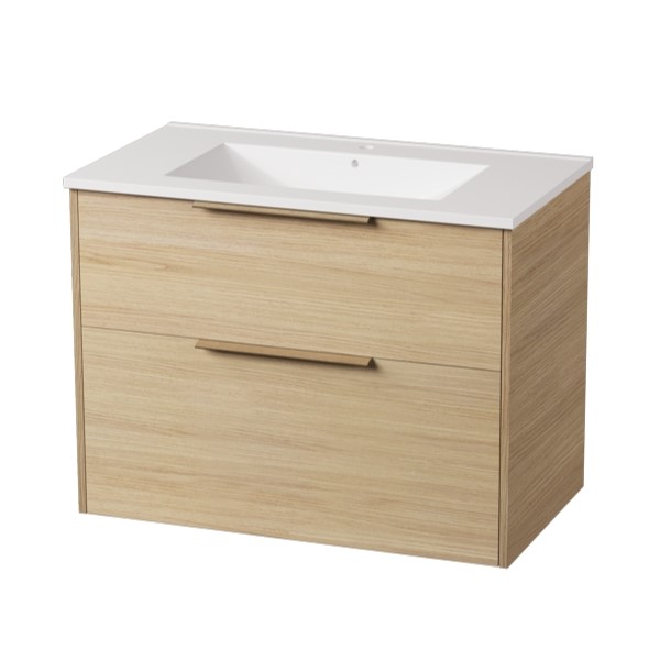 Innovent servantskap B80 for heldekkende servant Lys Eik