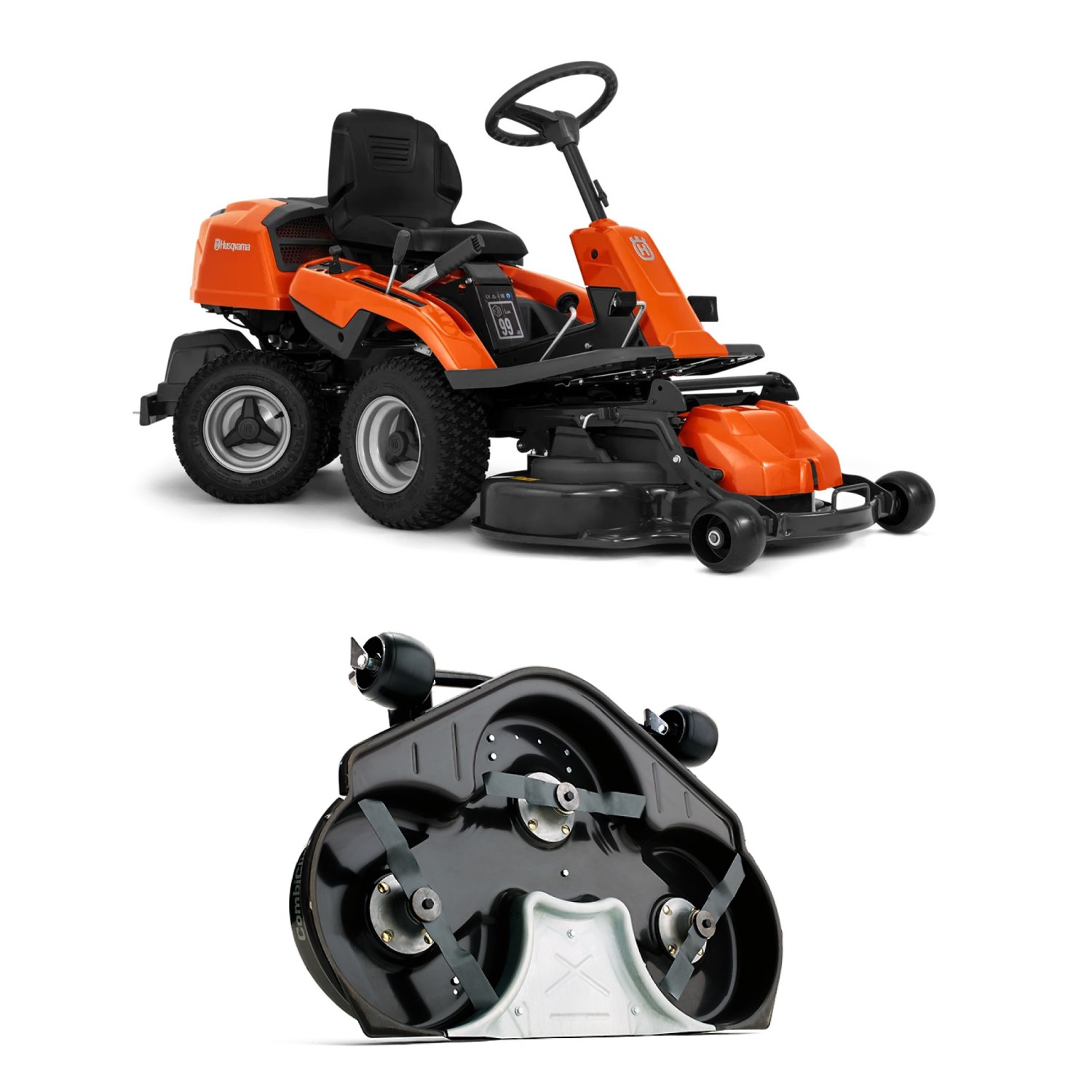 Traktorklipper Husqvarna Rider R 214T Inkl. Klippeaggregat