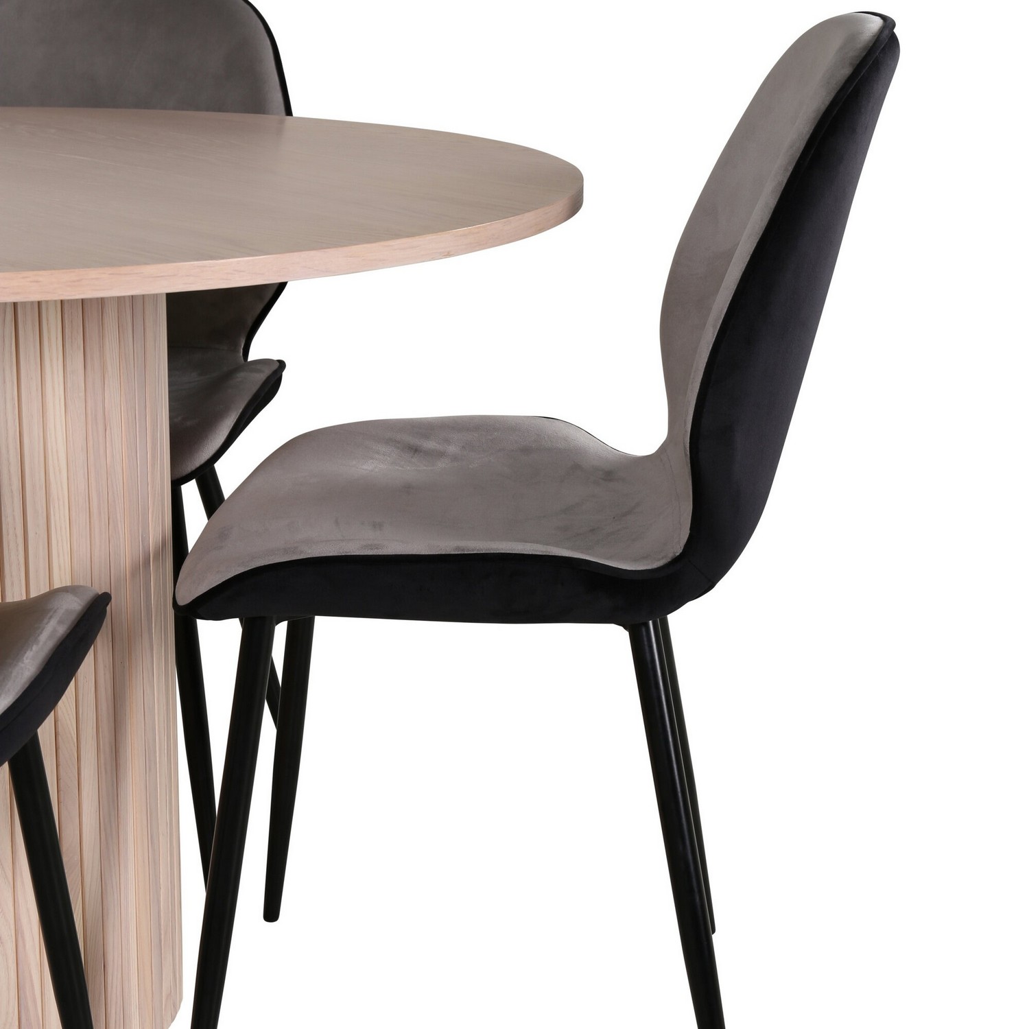 Spisegruppe Venture Home med Bianca Spisebord og 4 Elisa Spisestoler