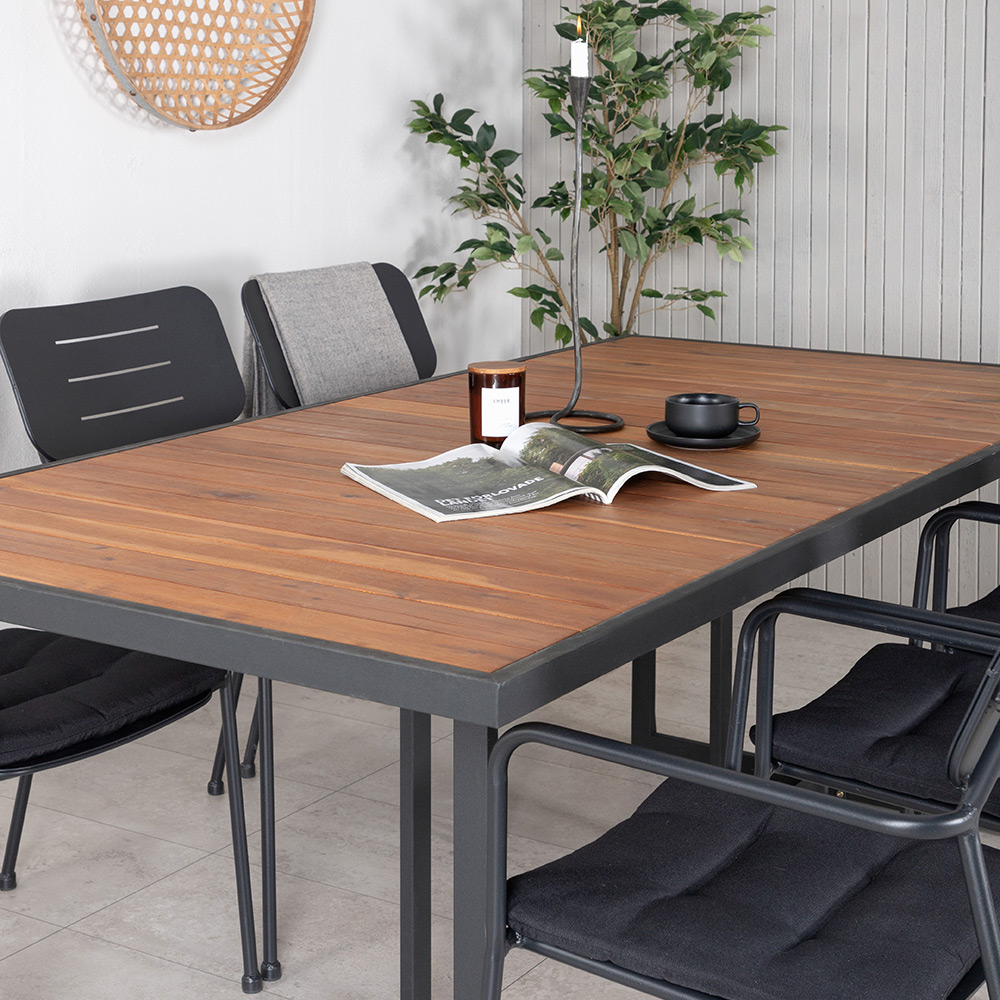 Spisegruppe Venture Home King med 6 Nime Spisestoler
