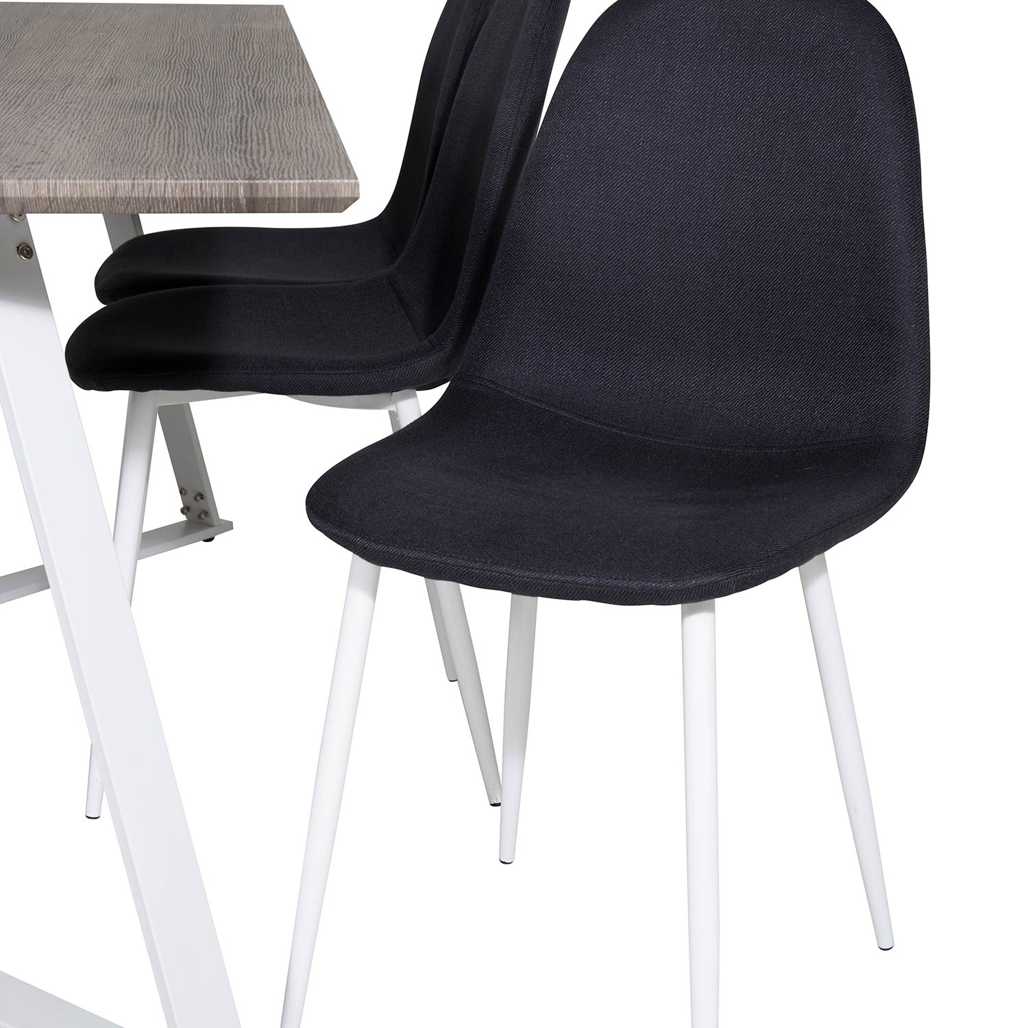 Spisegruppe Venture Home Madde med 6 Pobbie Stoler Polyester