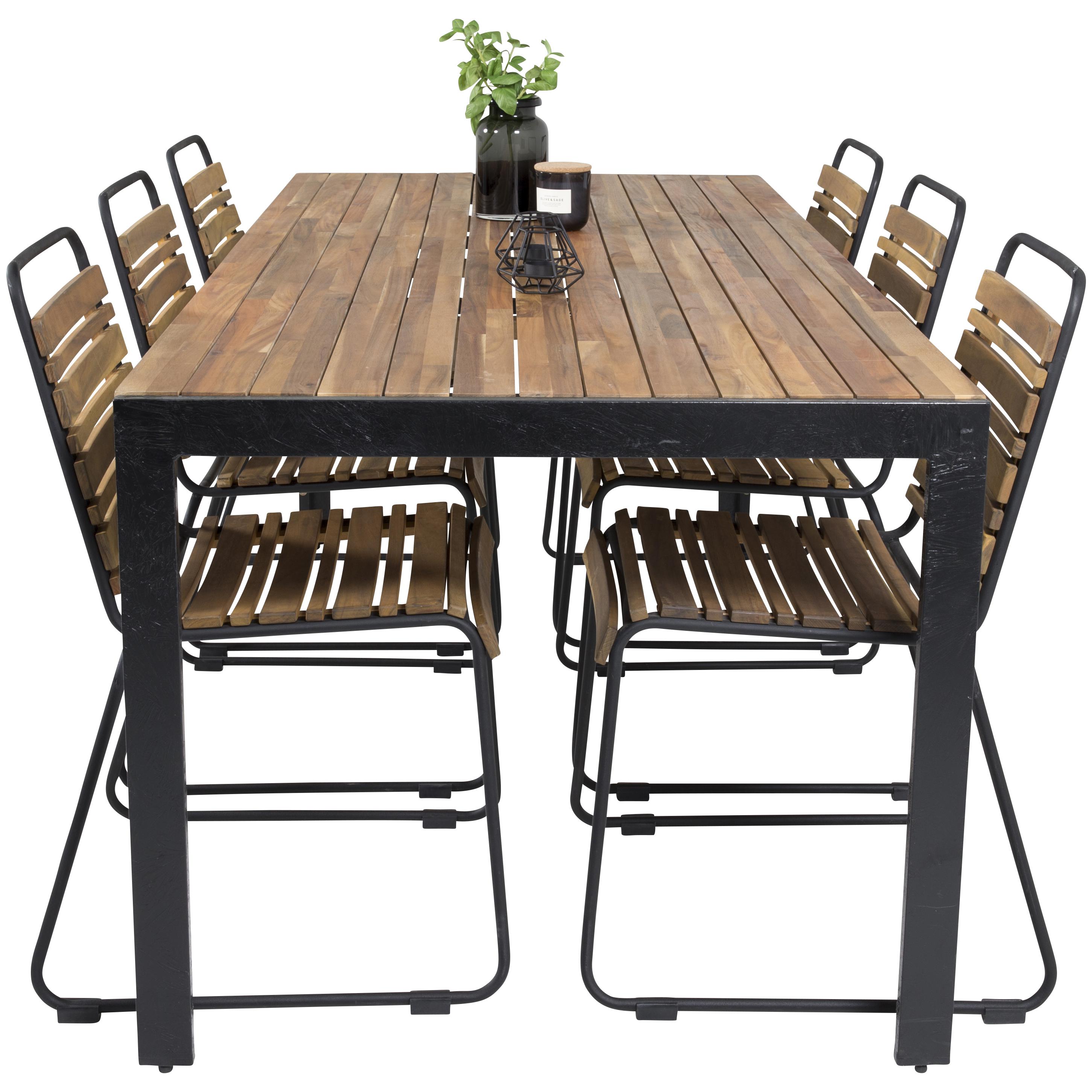 Spisegruppe Venture Home Berfin med 6 Spisestoler