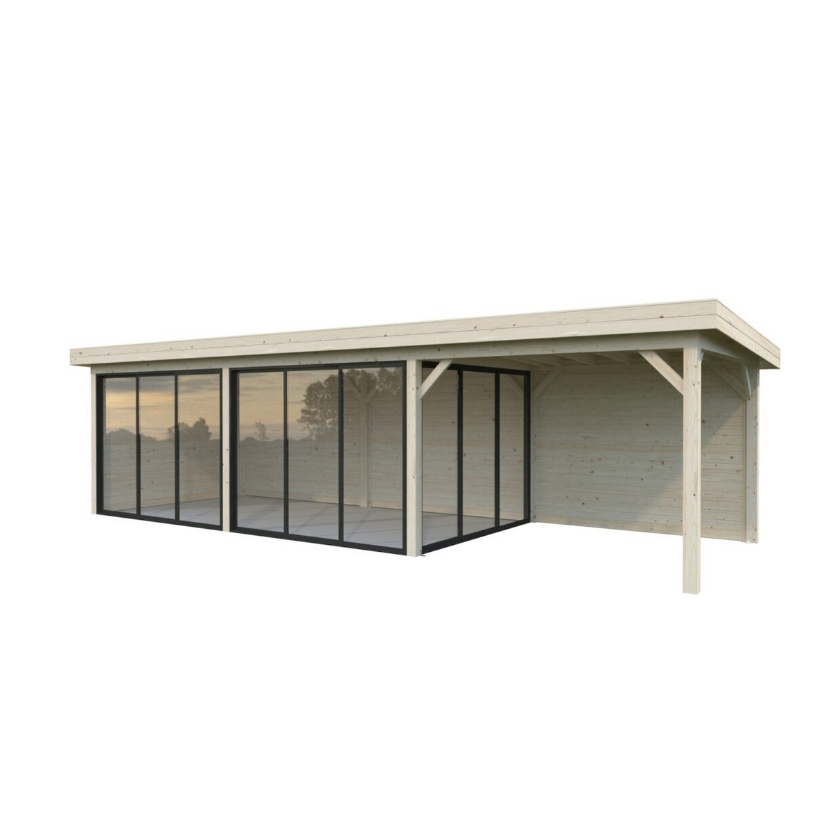 Hagestue Palmako Lenna 24,9 m2 Set 417 Slide