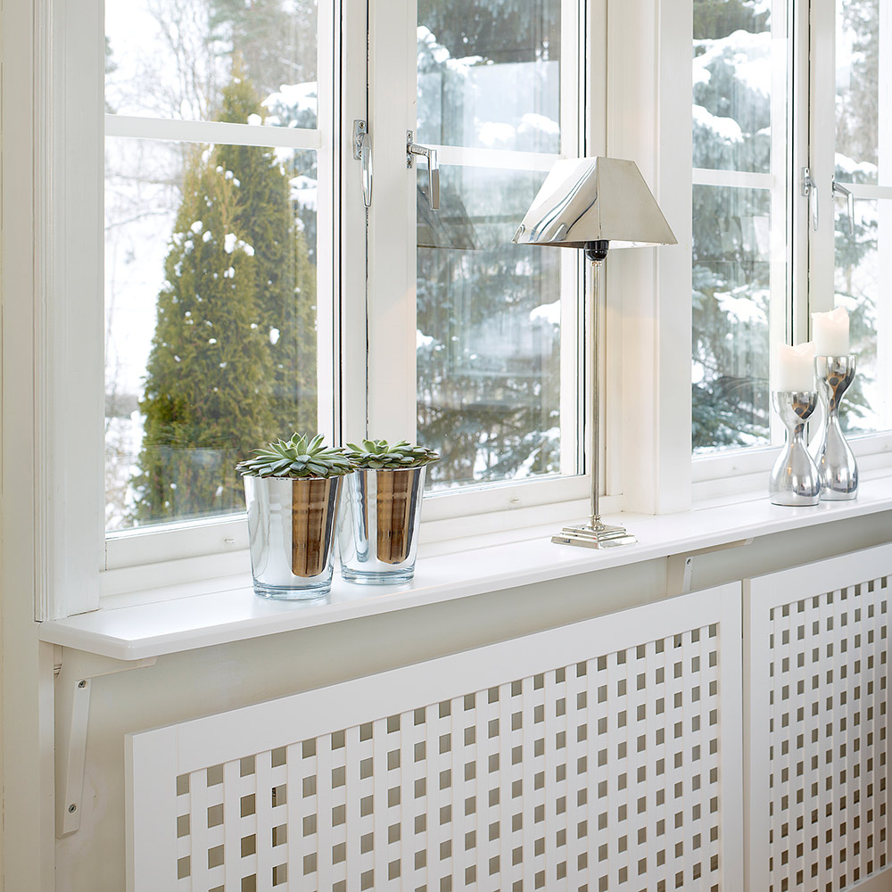 Vindusbenk Lundbergs Vera Hvit