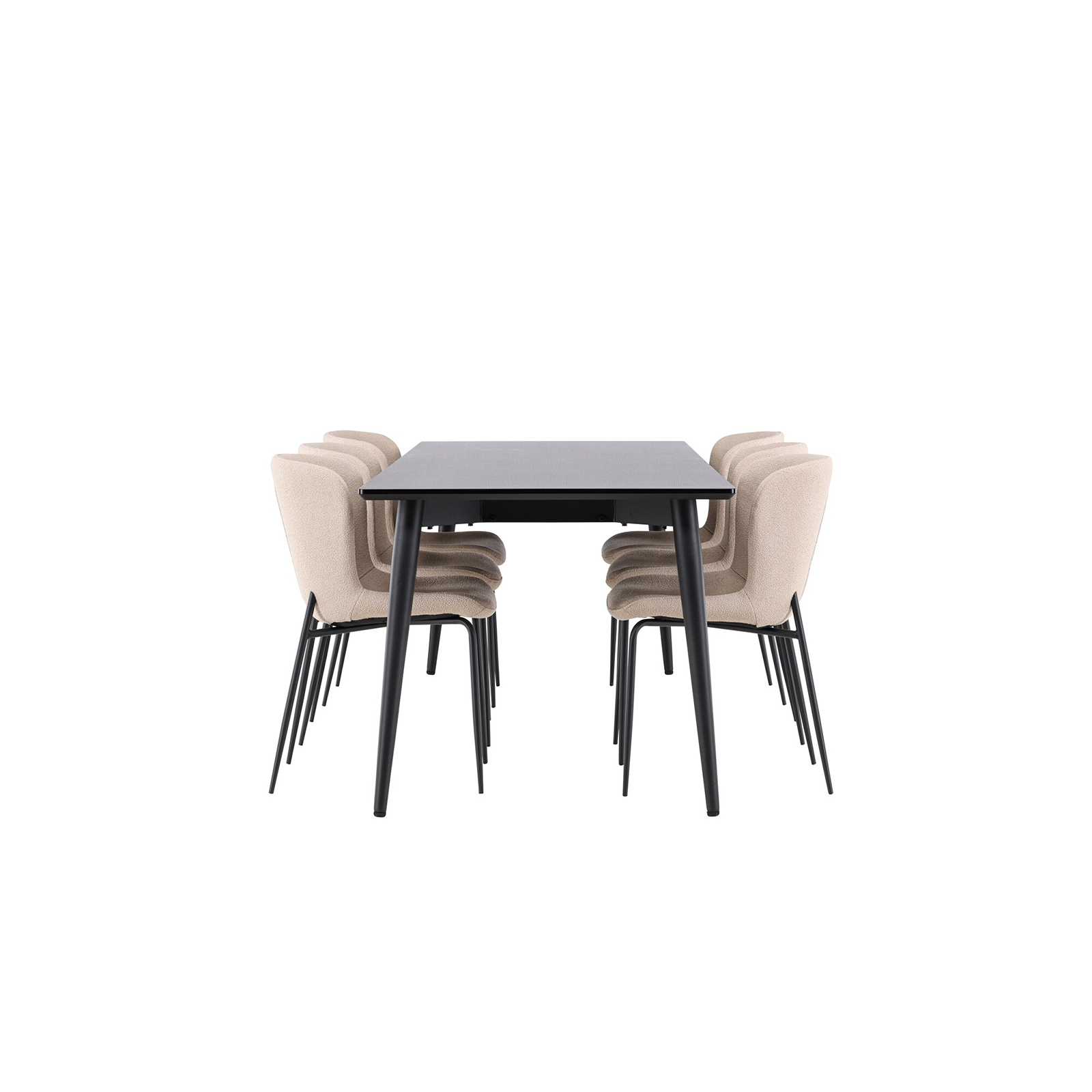 Spisegruppe Venture Home Ellis 230 med 6 stk Modesto Stoler