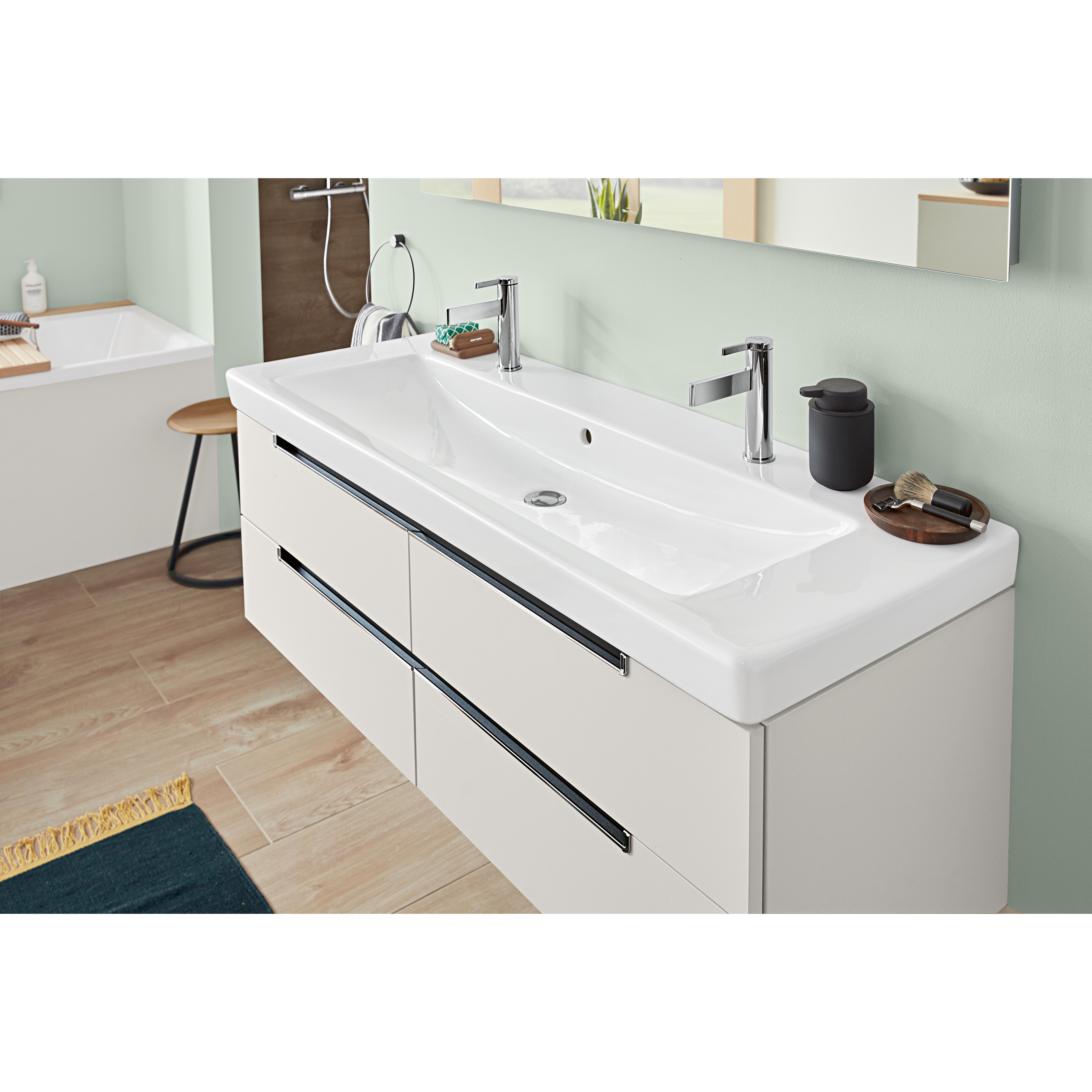 Tvättställsskåp Villeroy & Boch Subway 2.0 med 4 Lådor för Skåpstvättställ