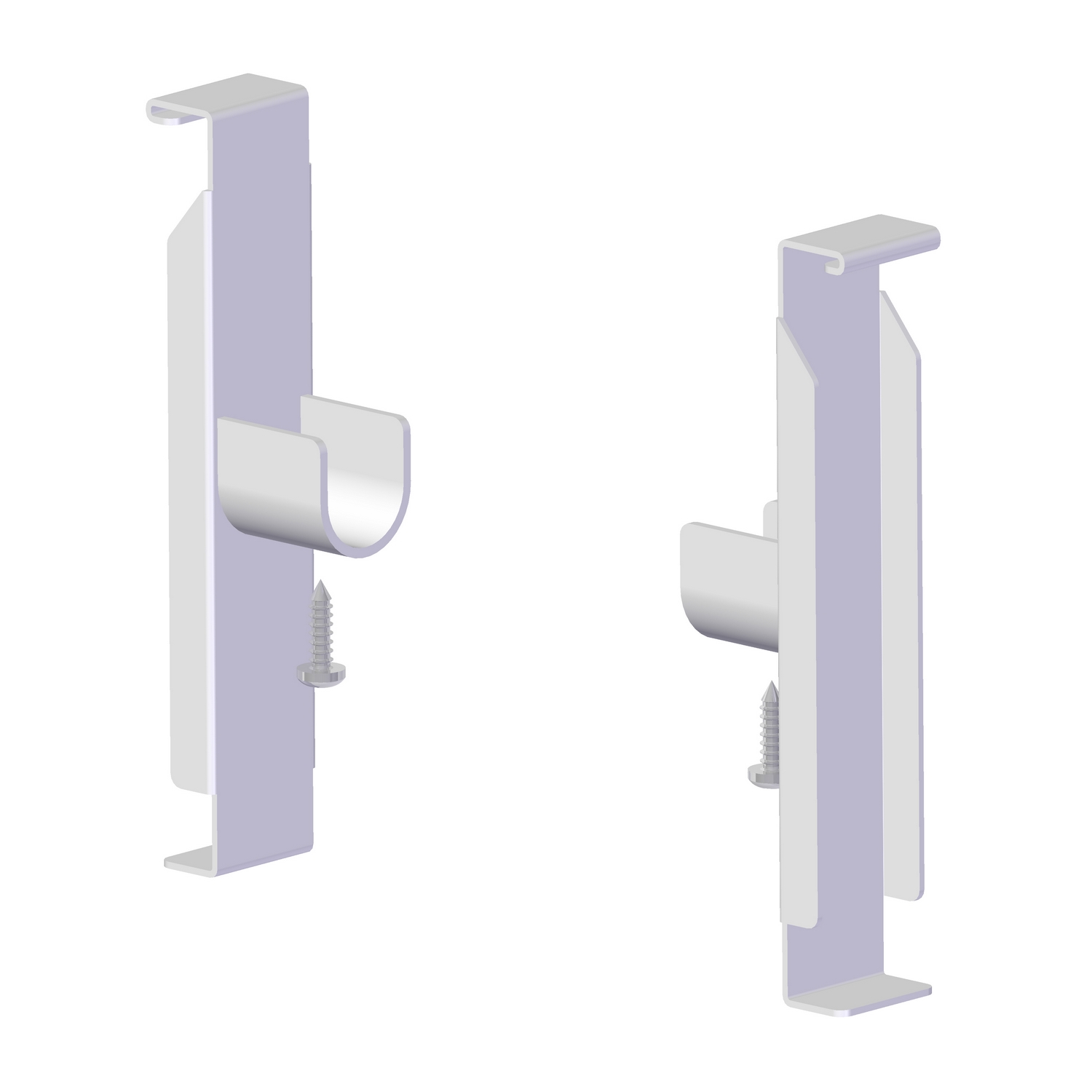 Feste for Garderobestang Lundbergs Wide Stativ Hvit 2-Pk
