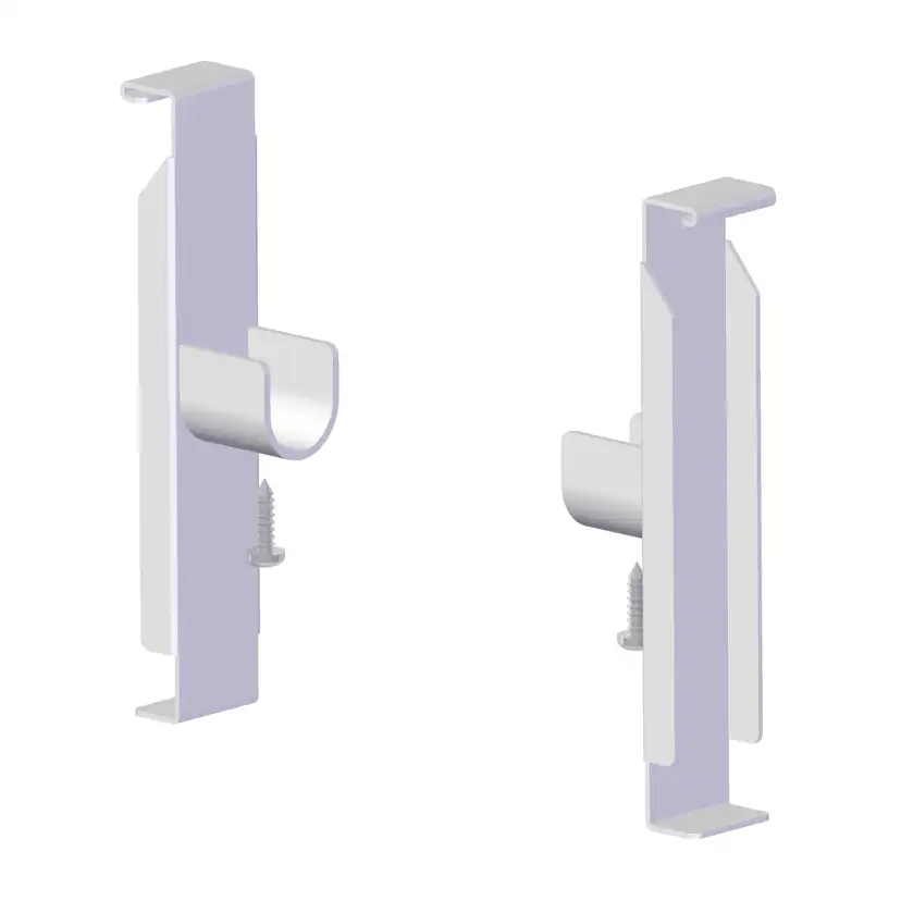 Feste for Garderobestang Lundbergs Wide Stativ Hvit 2-Pk
