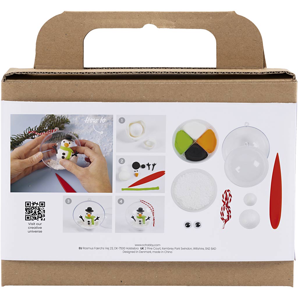 Modellering Creativ Company Mini DIY Kit Snømann