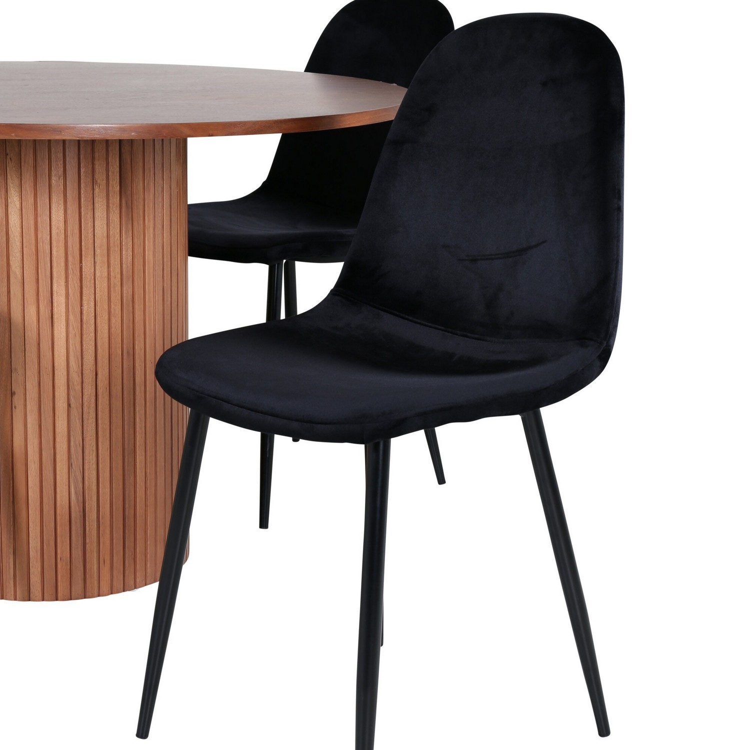 Spisegruppe Venture Home med Bianca Spisebord og 4 Pobbie Spisestoler