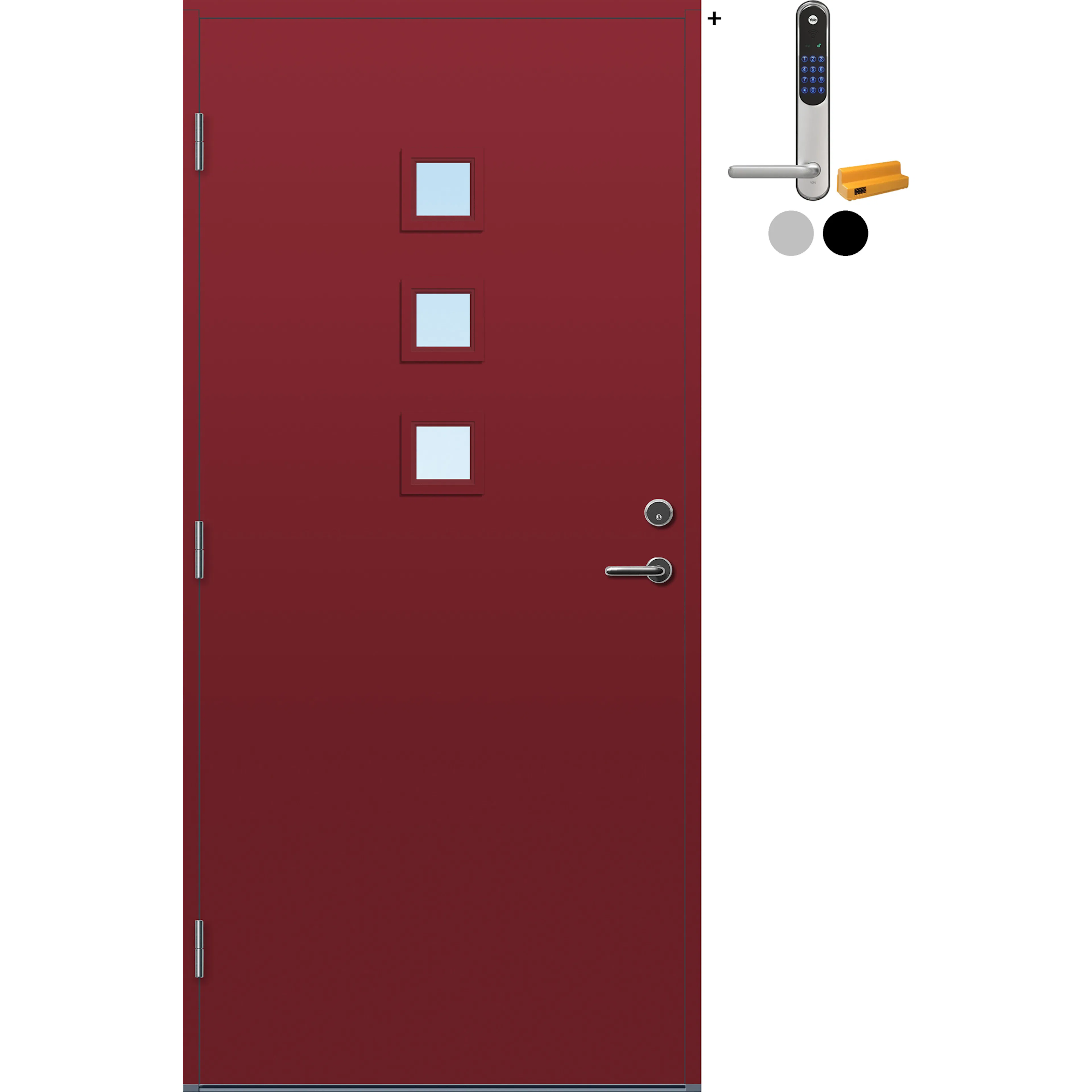 NCS S-4050-R, Mørk Rød
