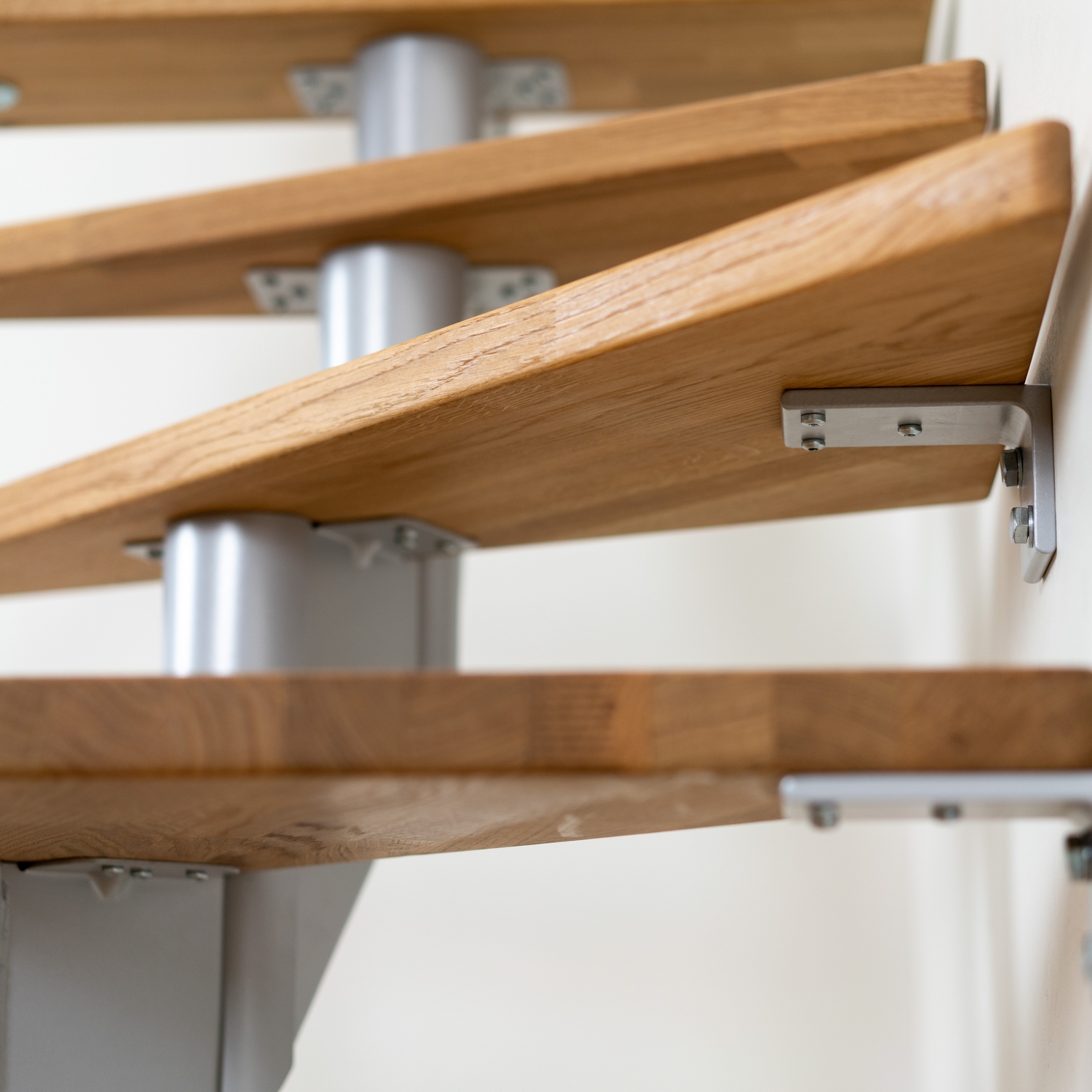 Plassbesparende Trapp Dolle Frankfurt Eik Oljet 1/4-Sving Design