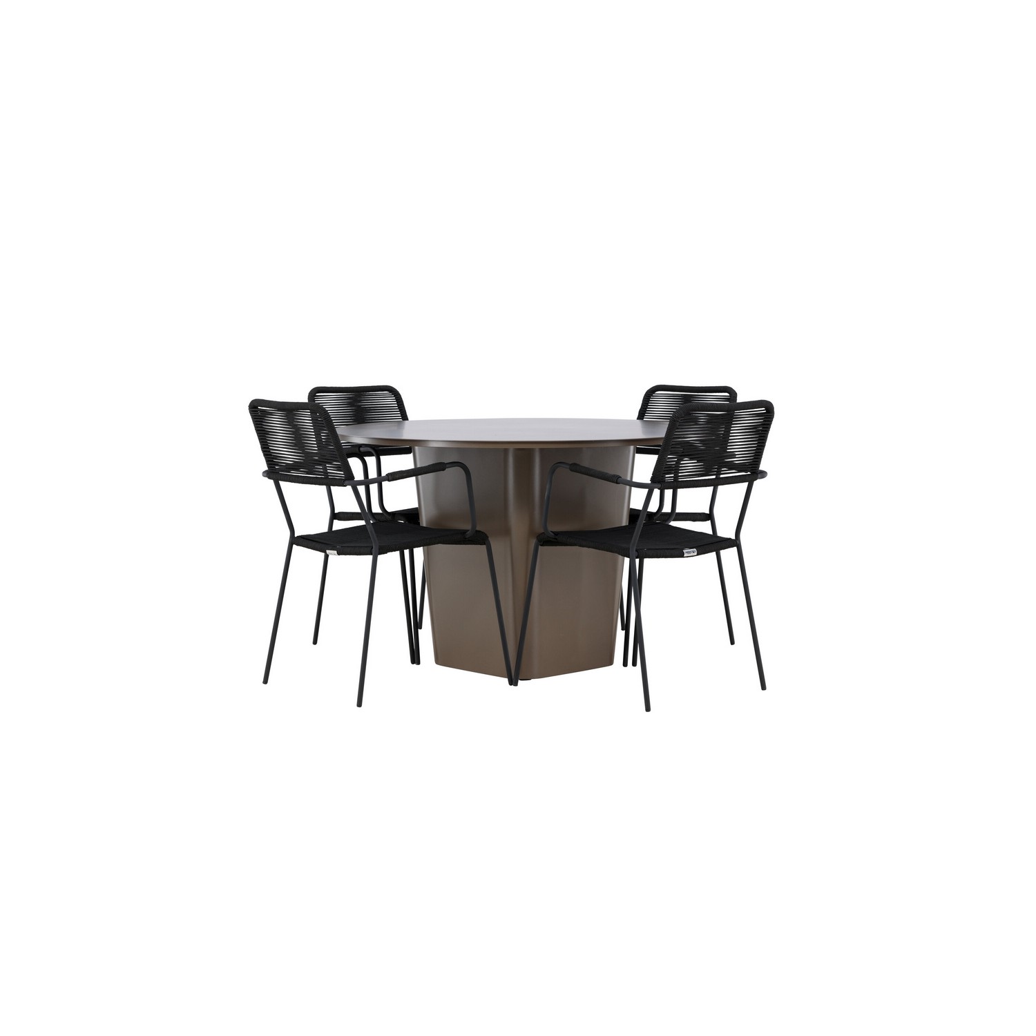 Hagegruppe Venture Home Santa Fe med 4 Lindos Lenestoler