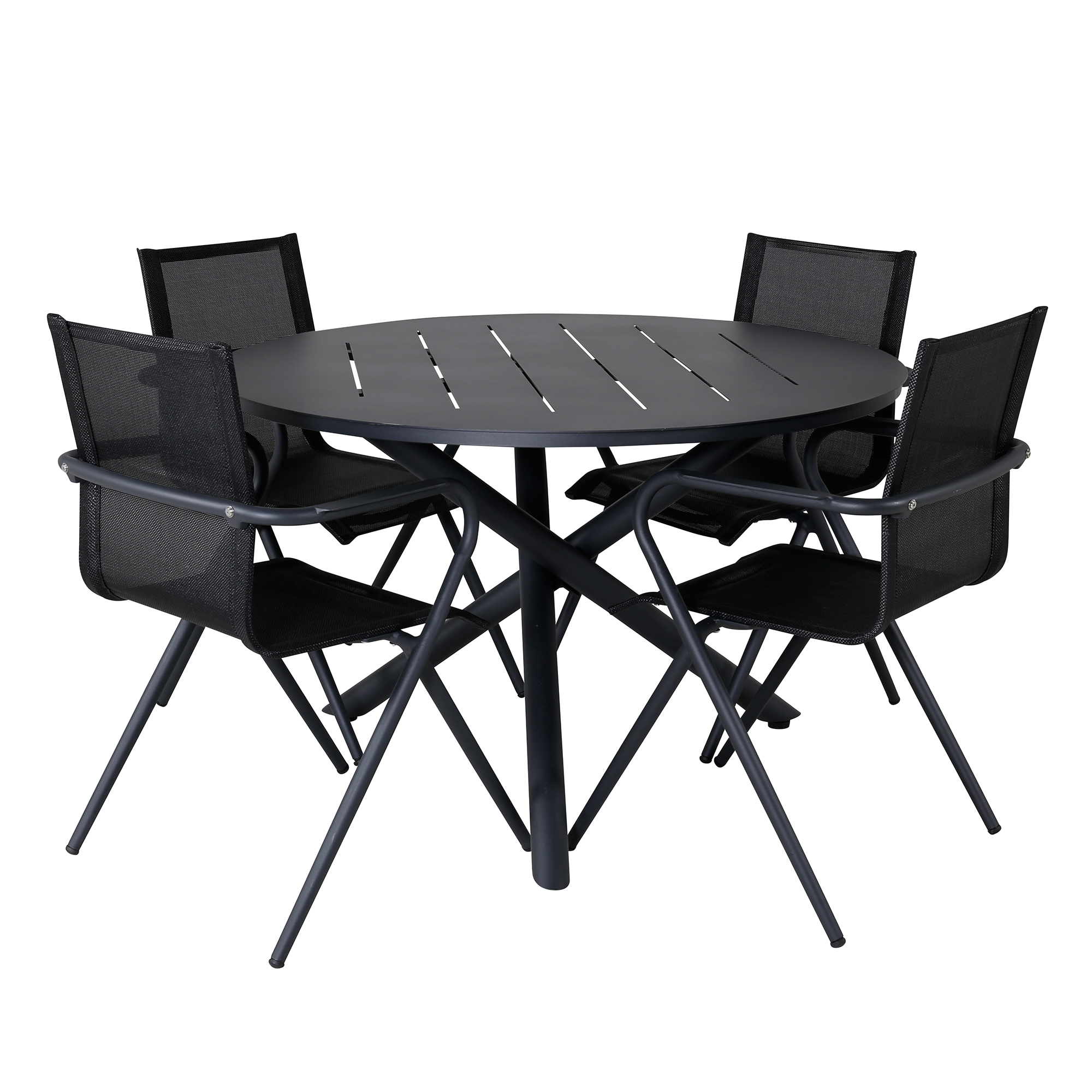 Spisegruppe Venture Home Ande med 4 Sally Spisestoler