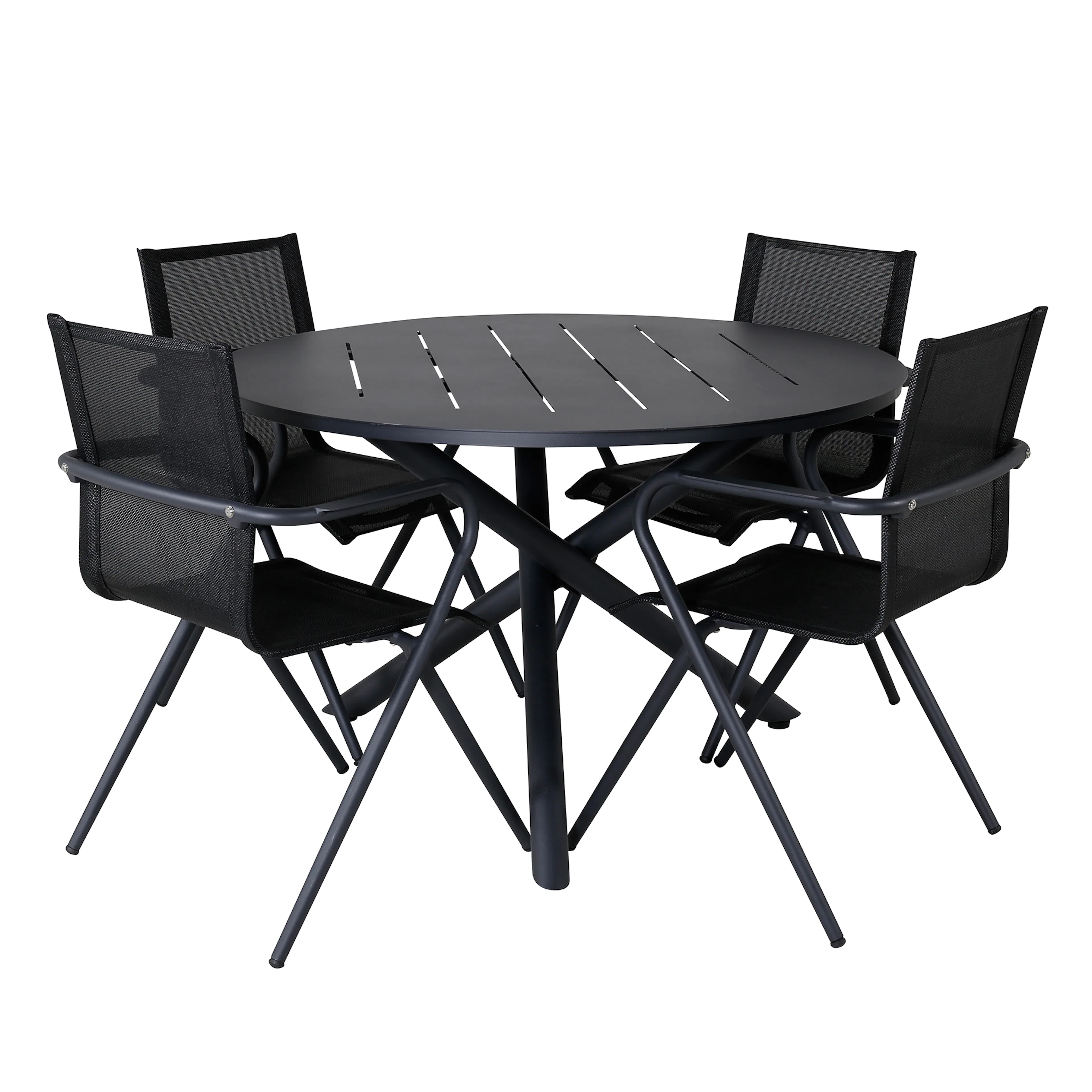 Spisegruppe Venture Home Ande med 4 Sally Spisestoler