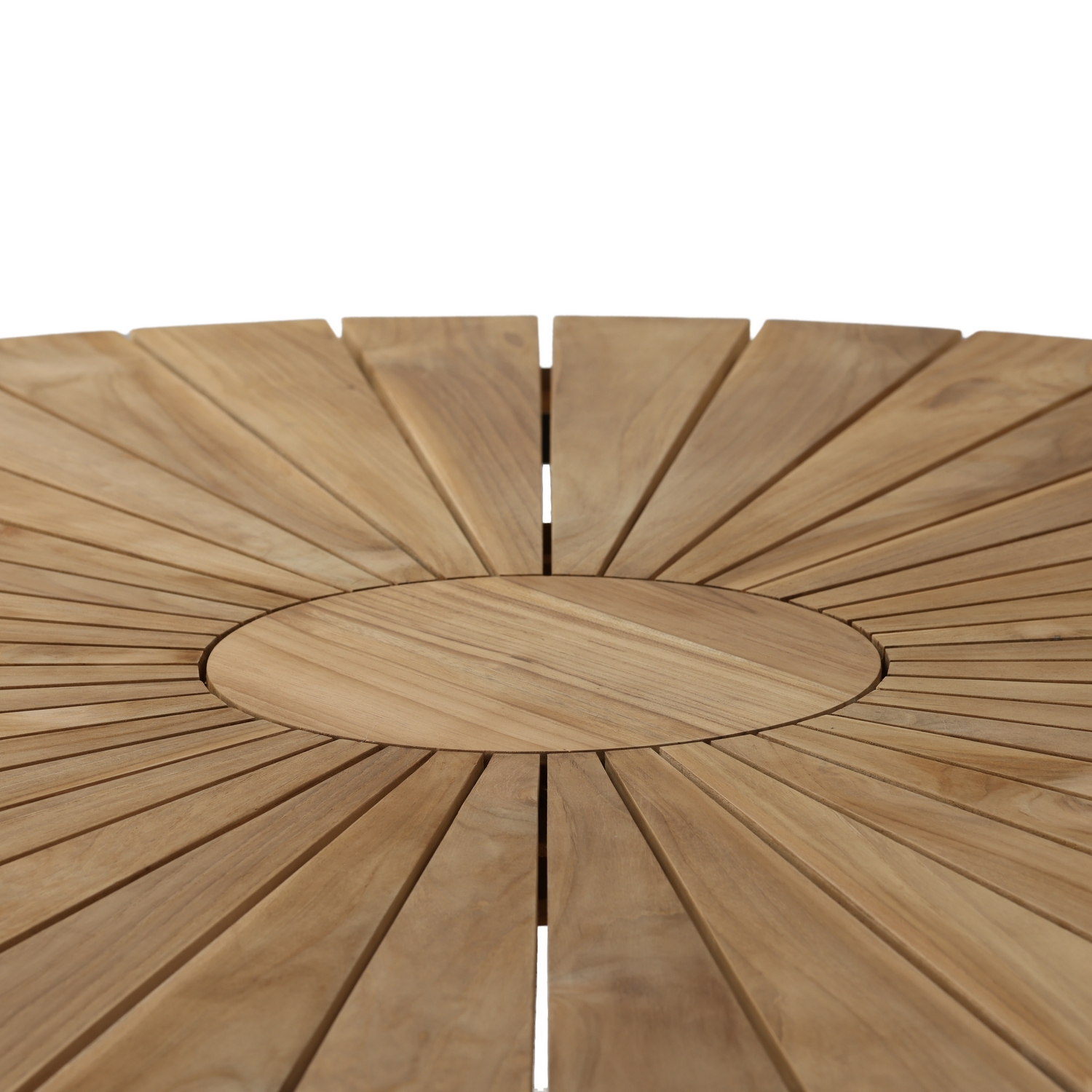 Mexico matbord ø140 - svart / teak Sort/Teak