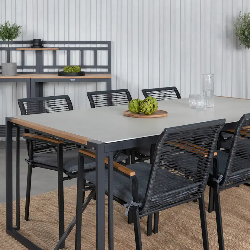 Spisegruppe Venture Home Texas med Deni Stoler