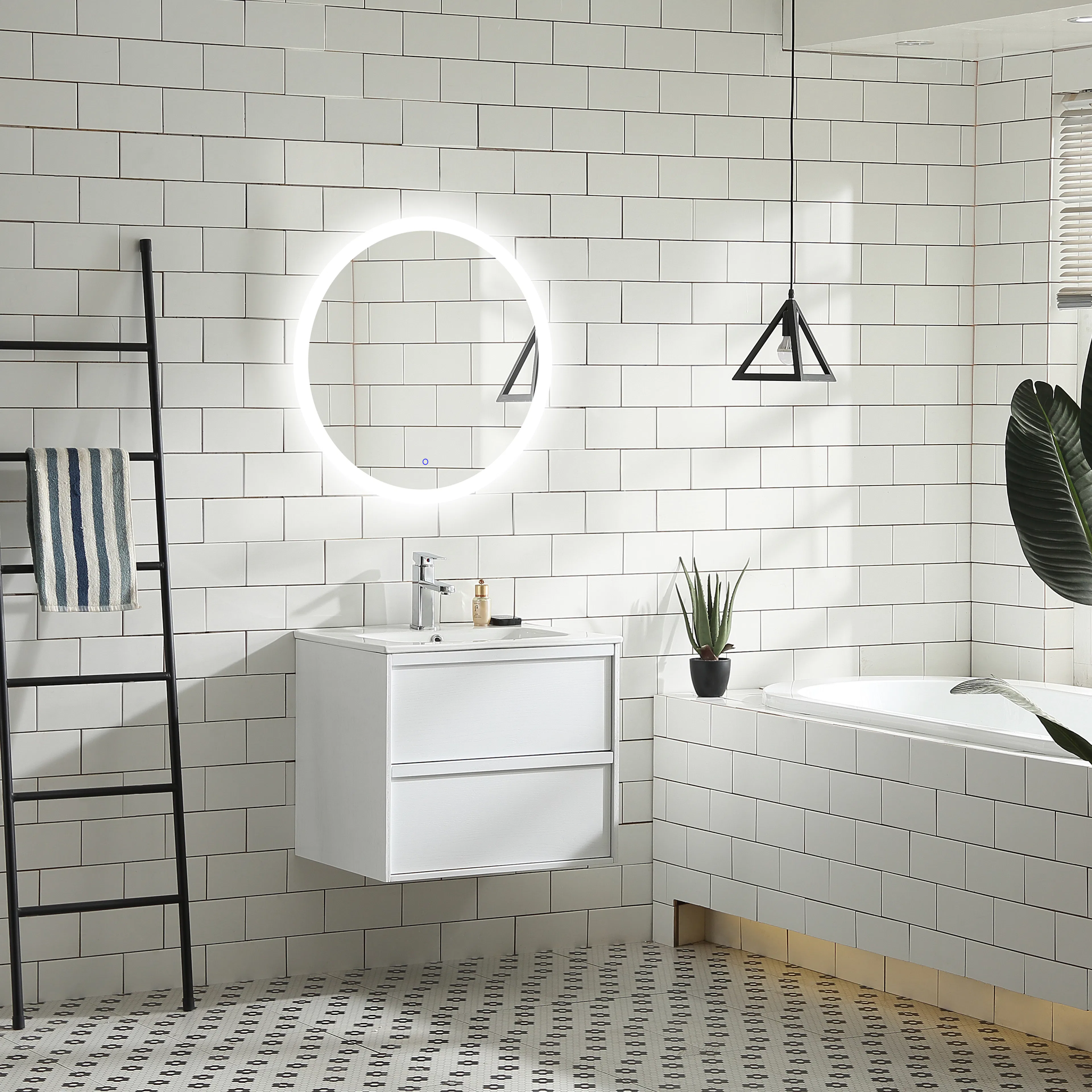 Servantskap Bathlife Rus Hvit Eik